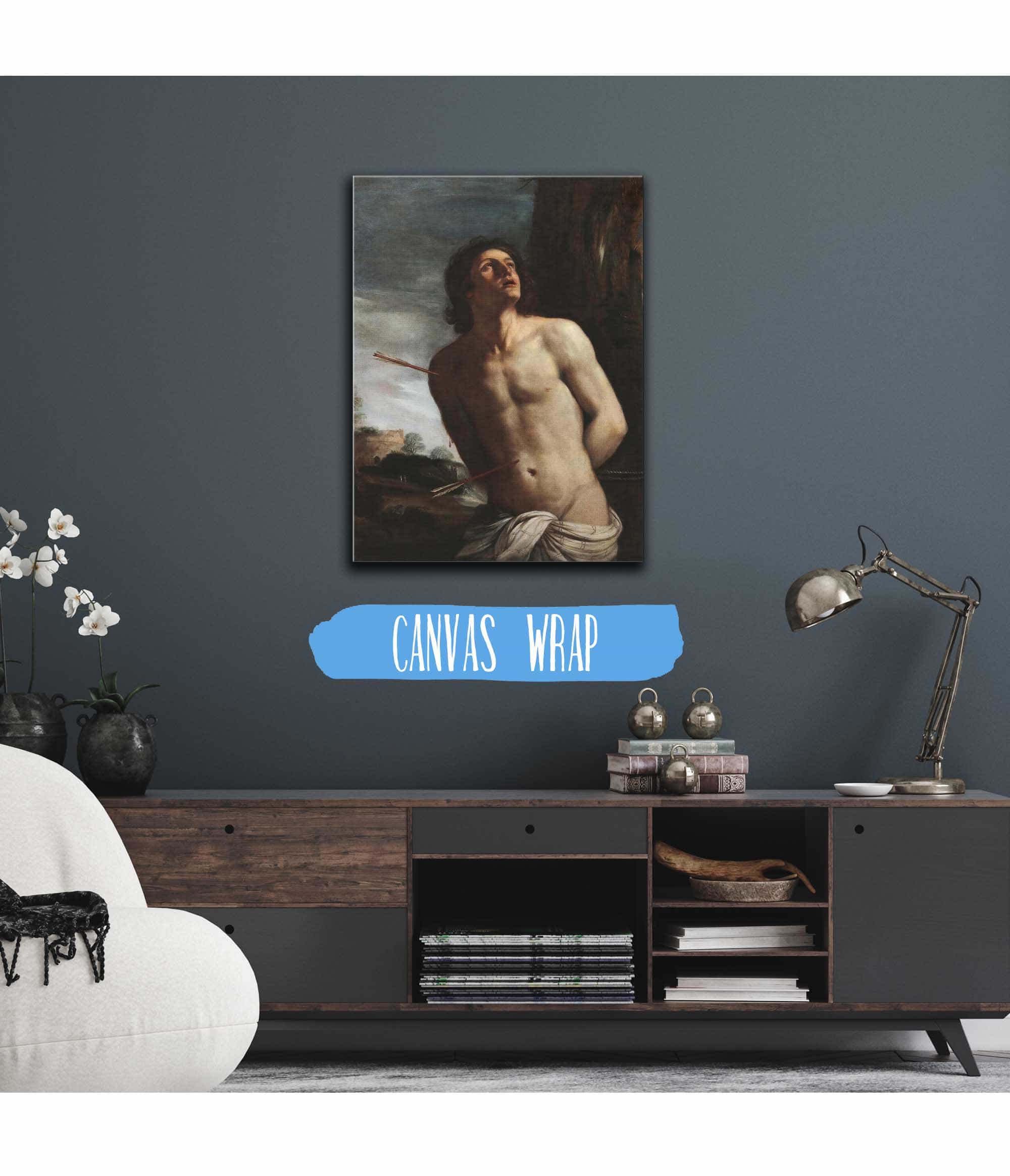 Saint Sebastian by Guercino - Image 3