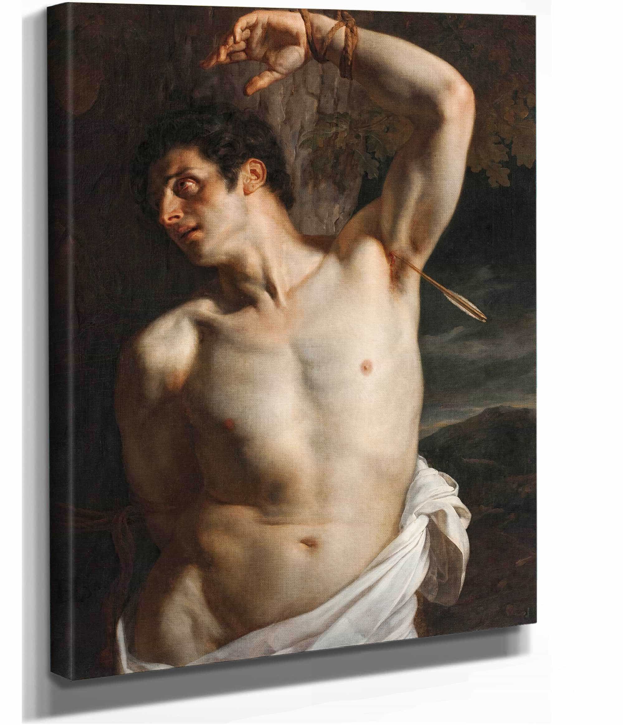 Saint Sebastian by Paul Delaroche - Image 2