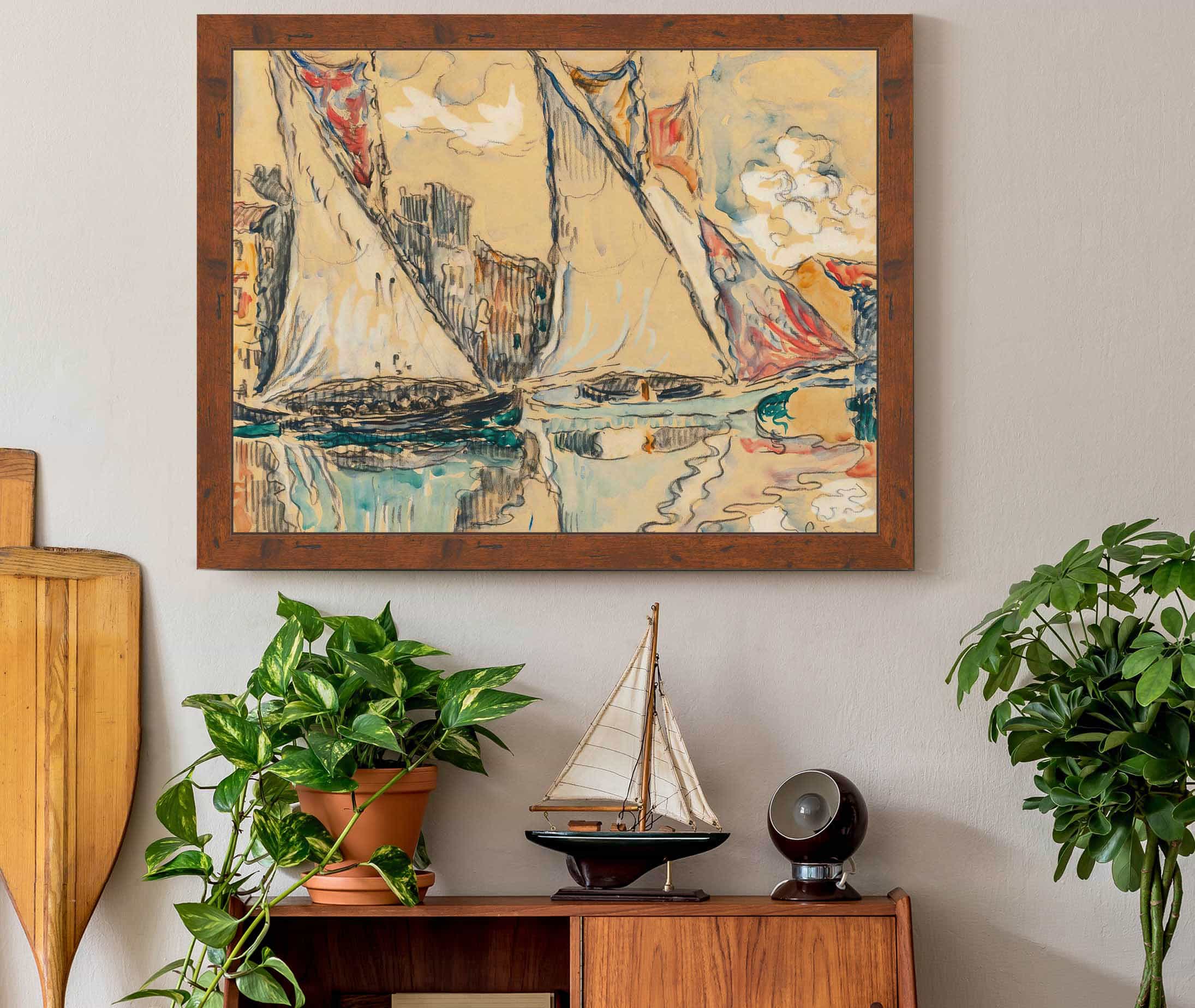 Saint Tropez Voiles Au Sec by Paul Signac - Image 3