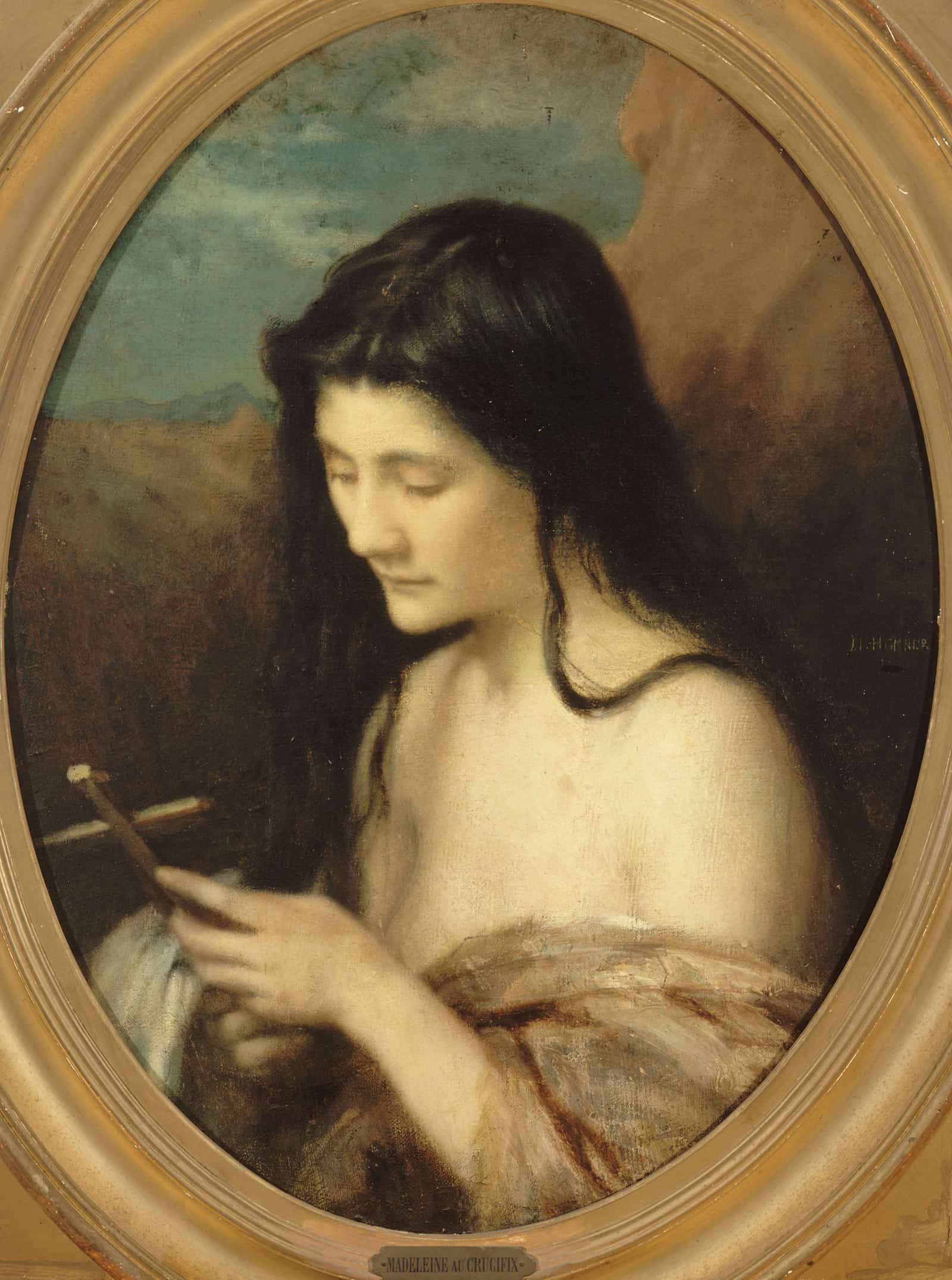 Sainte Marie Legyptienne by Jean Jacques Henner - Image 2