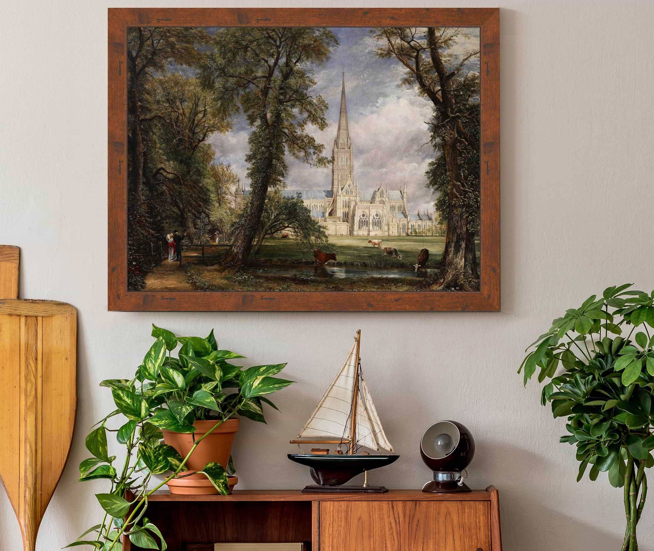 Salisbury Cathedral From The Bishops Garden by John Constable - Image 3