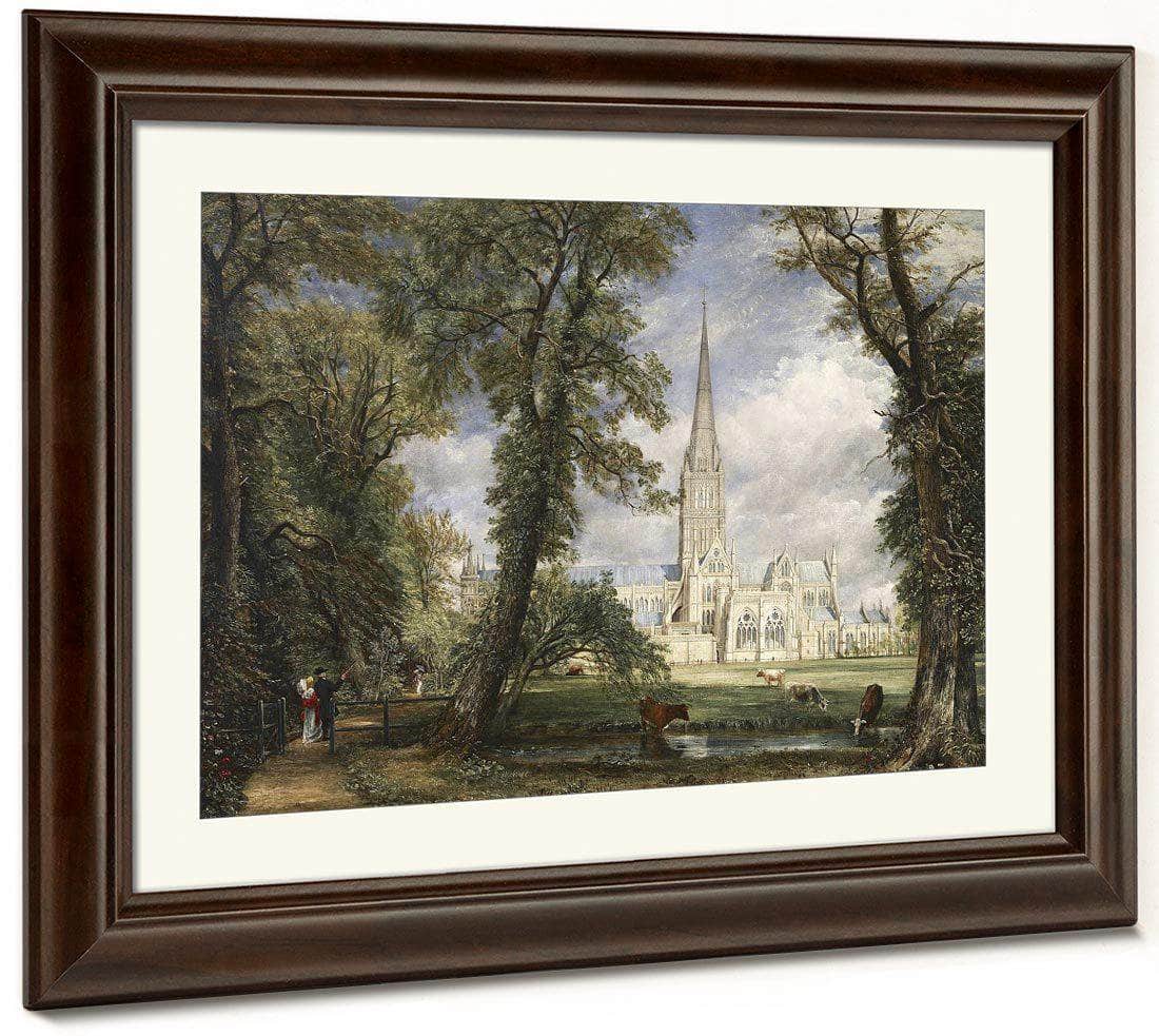 Salisbury Cathedral From The Bishop's Garden By John Constable - Image 3