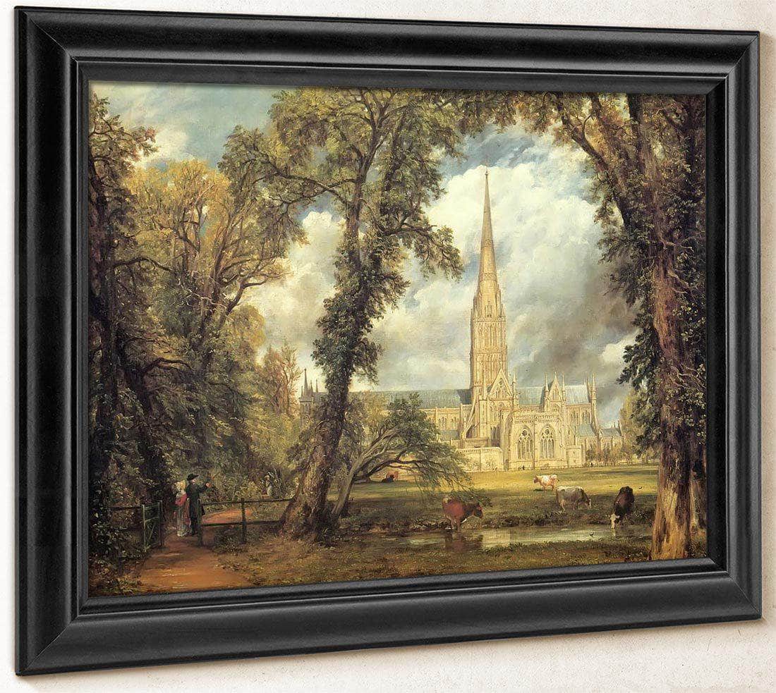 Salisbury Cathedral From The Bishop's Grounds By John Constable - Image 6
