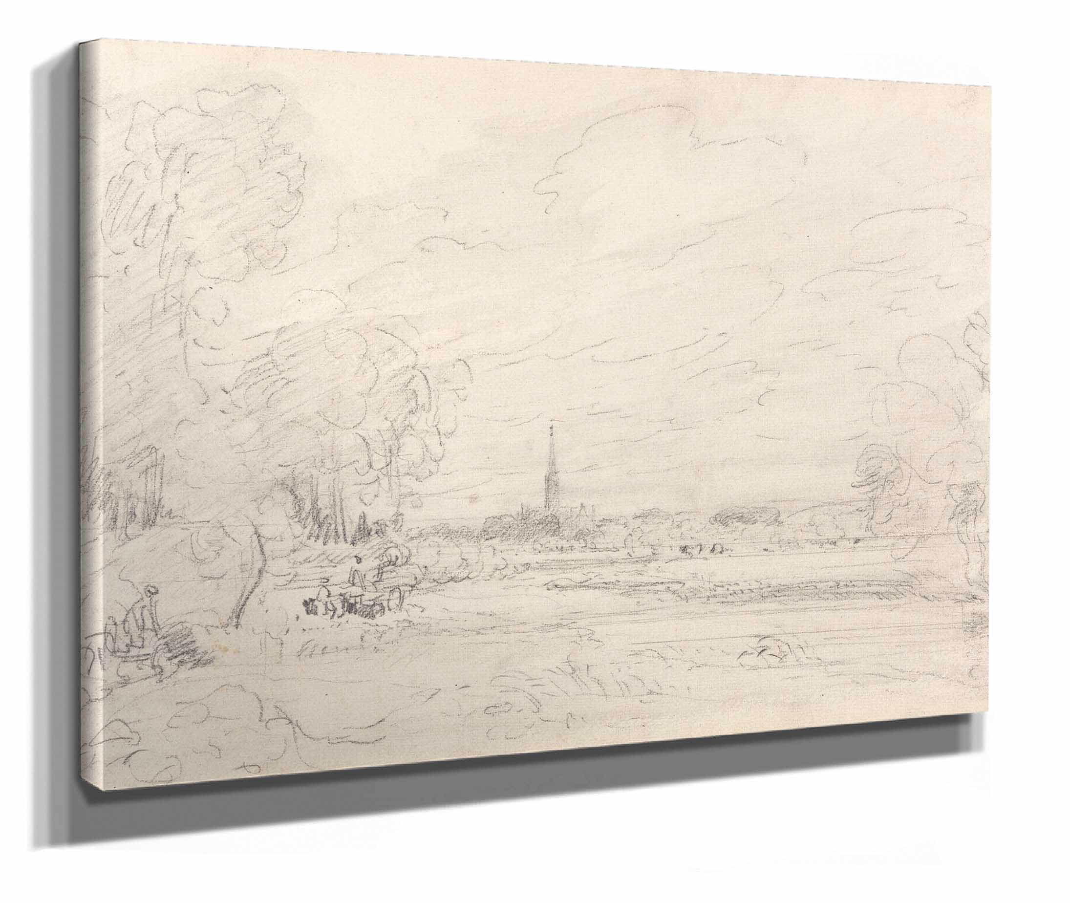 Salisbury Cathedral From The Meadows by John Constable - Image 4