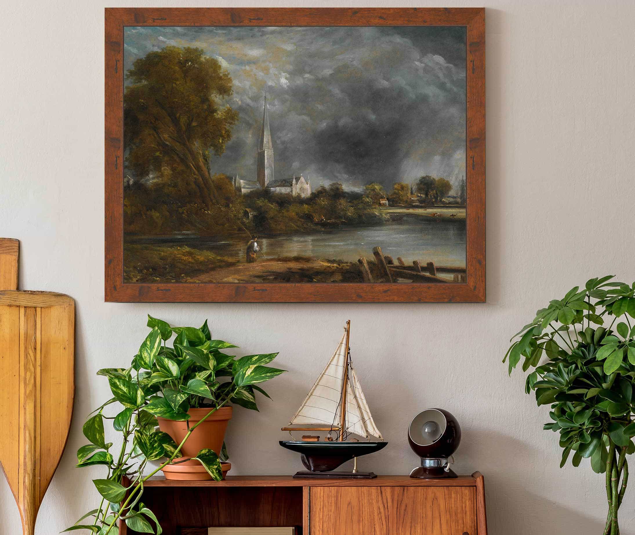 Salisbury Cathedral From The Meadows by John Constable - Image 9