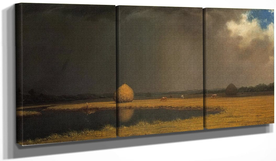 Salt Marsh Hay By Martin Johnson Heade