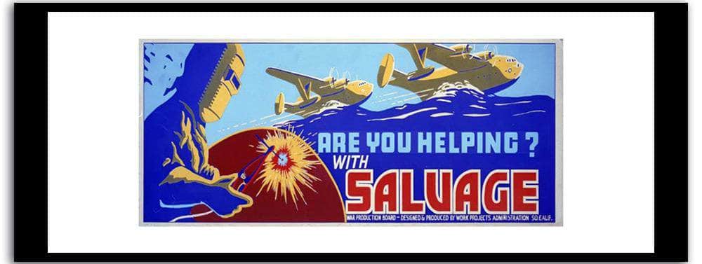 Saluage Vintage Poster