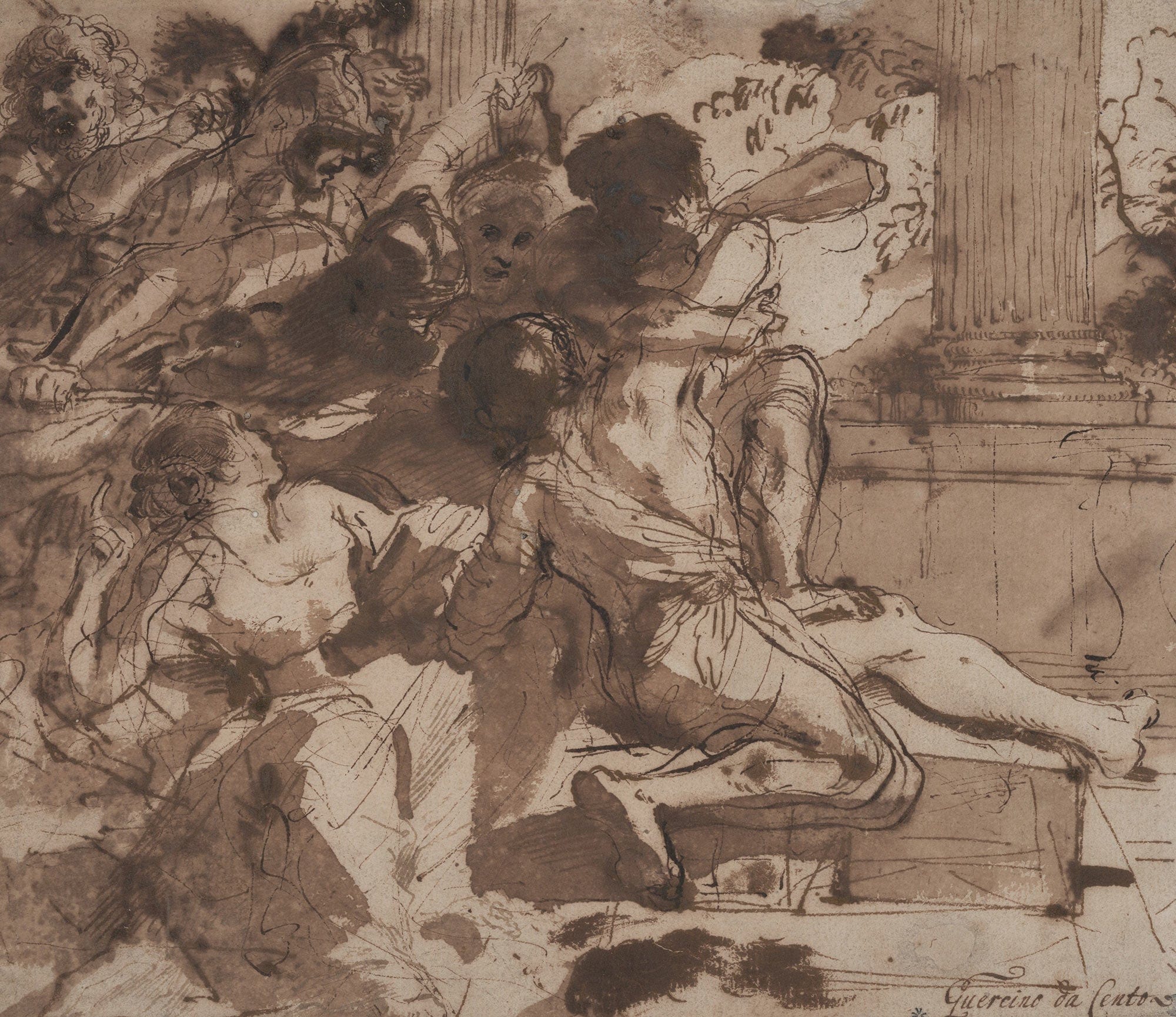 Samson Captured By The Philistines by Guercino - Image 2