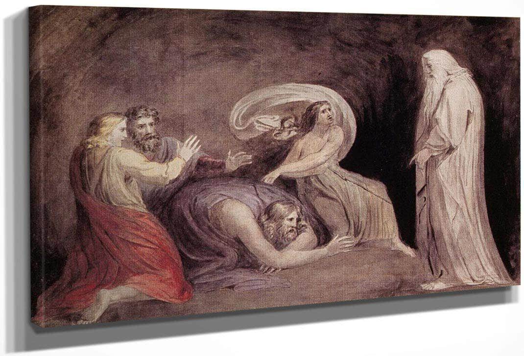 Samuel Appearing To Saul In The Presence Of The Witch Of Endor By Henry Fuseli