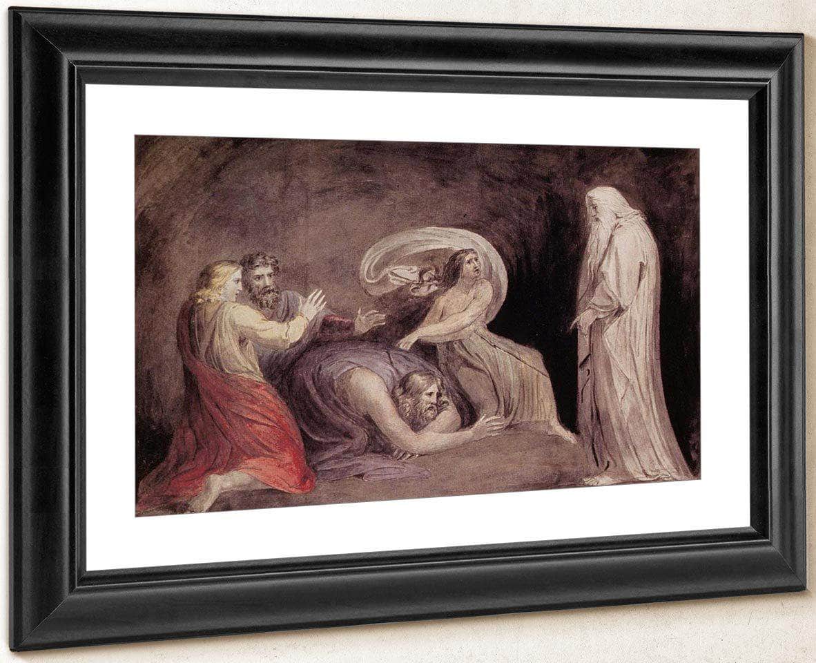 Samuel Appearing To Saul In The Presence Of The Witch Of Endor By Henry Fuseli - Image 4