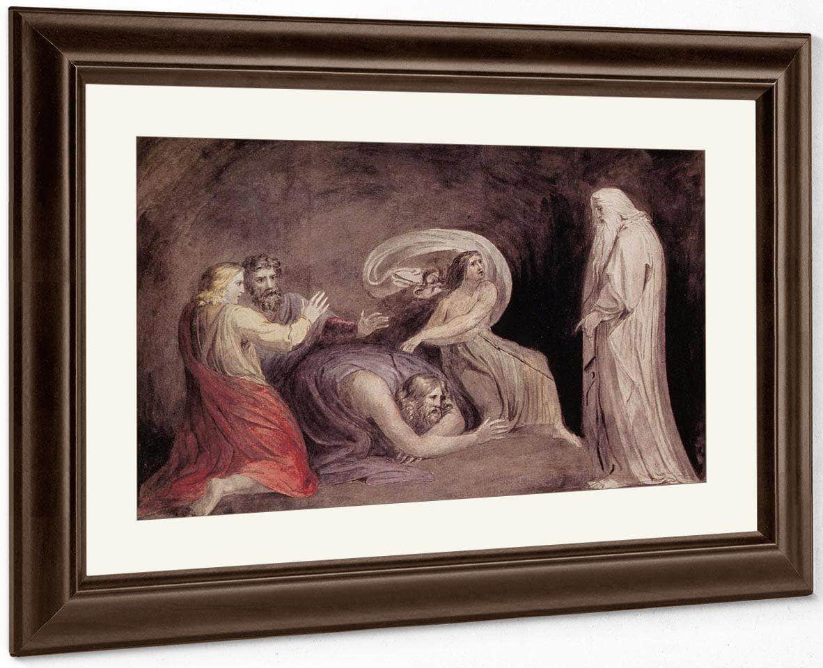 Samuel Appearing To Saul In The Presence Of The Witch Of Endor By Henry Fuseli - Image 5