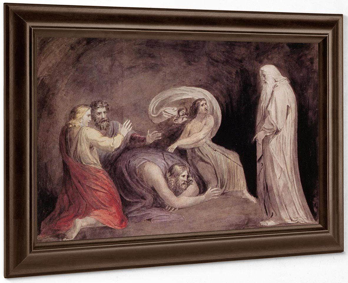 Samuel Appearing To Saul In The Presence Of The Witch Of Endor By Henry Fuseli - Image 6