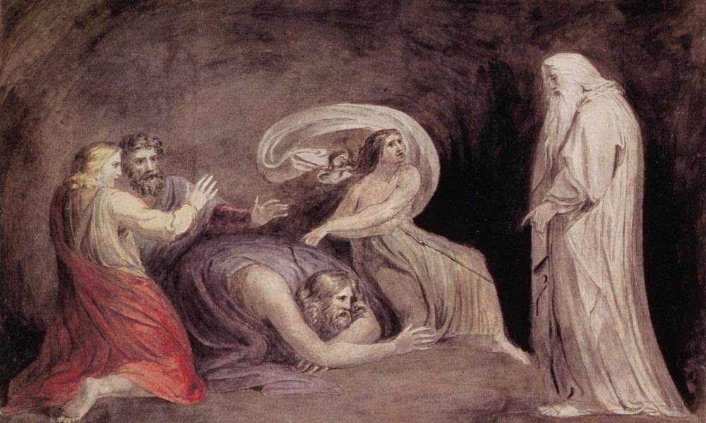 Samuel Appearing To Saul In The Presence Of The Witch Of Endor By Henry Fuseli - Image 7