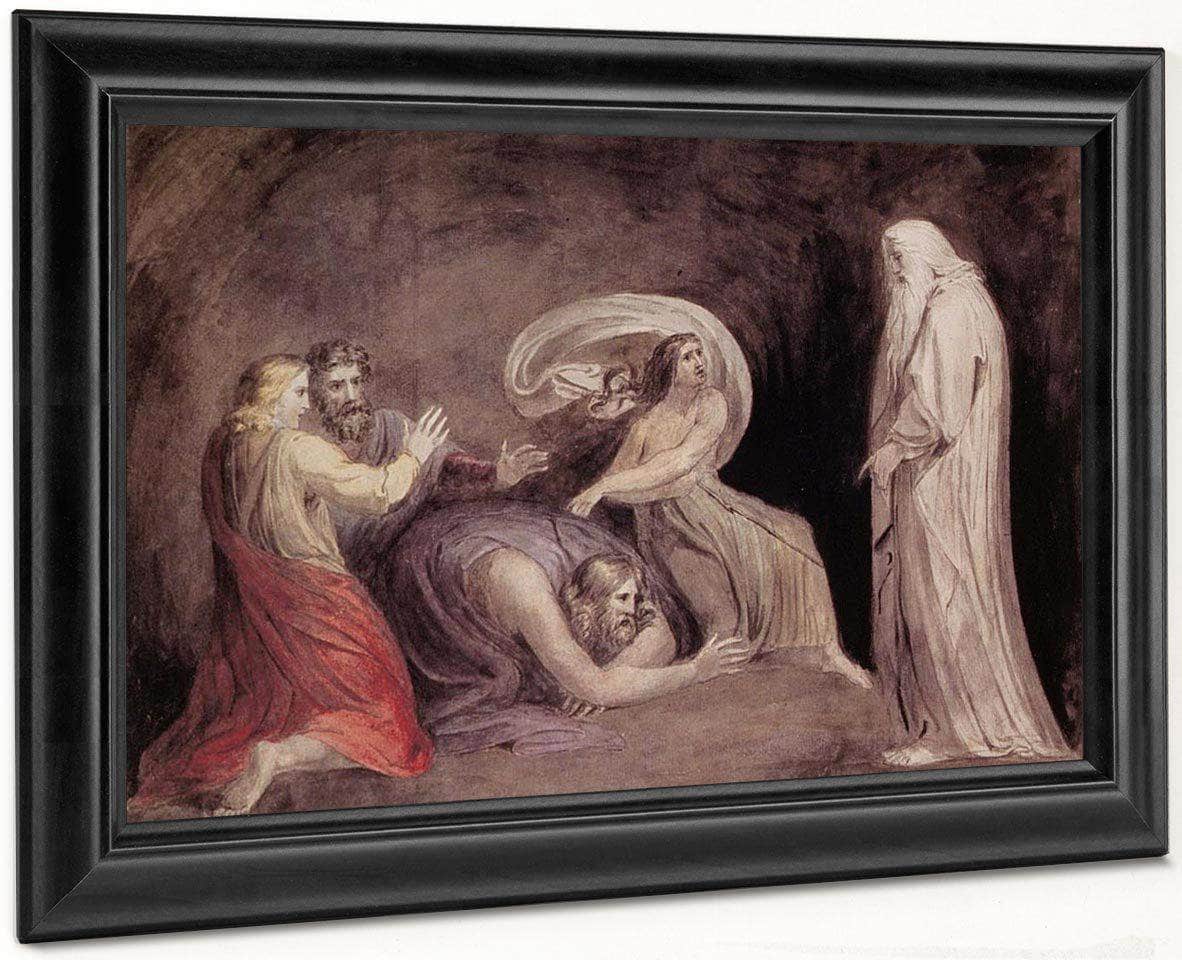 Samuel Appearing To Saul In The Presence Of The Witch Of Endor By Henry Fuseli - Image 8