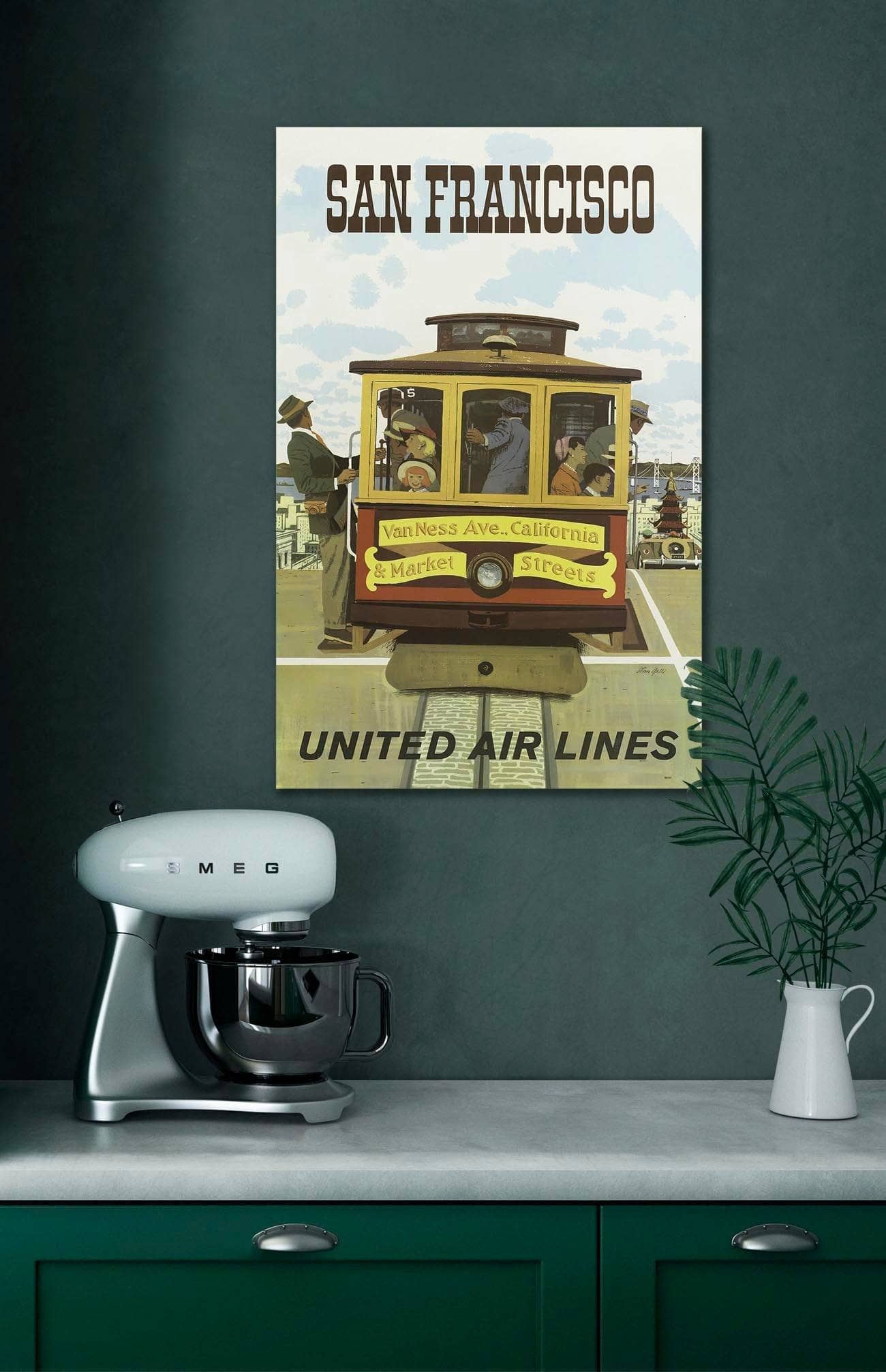 San Francisco Cable Car United Air Lines - Image 5