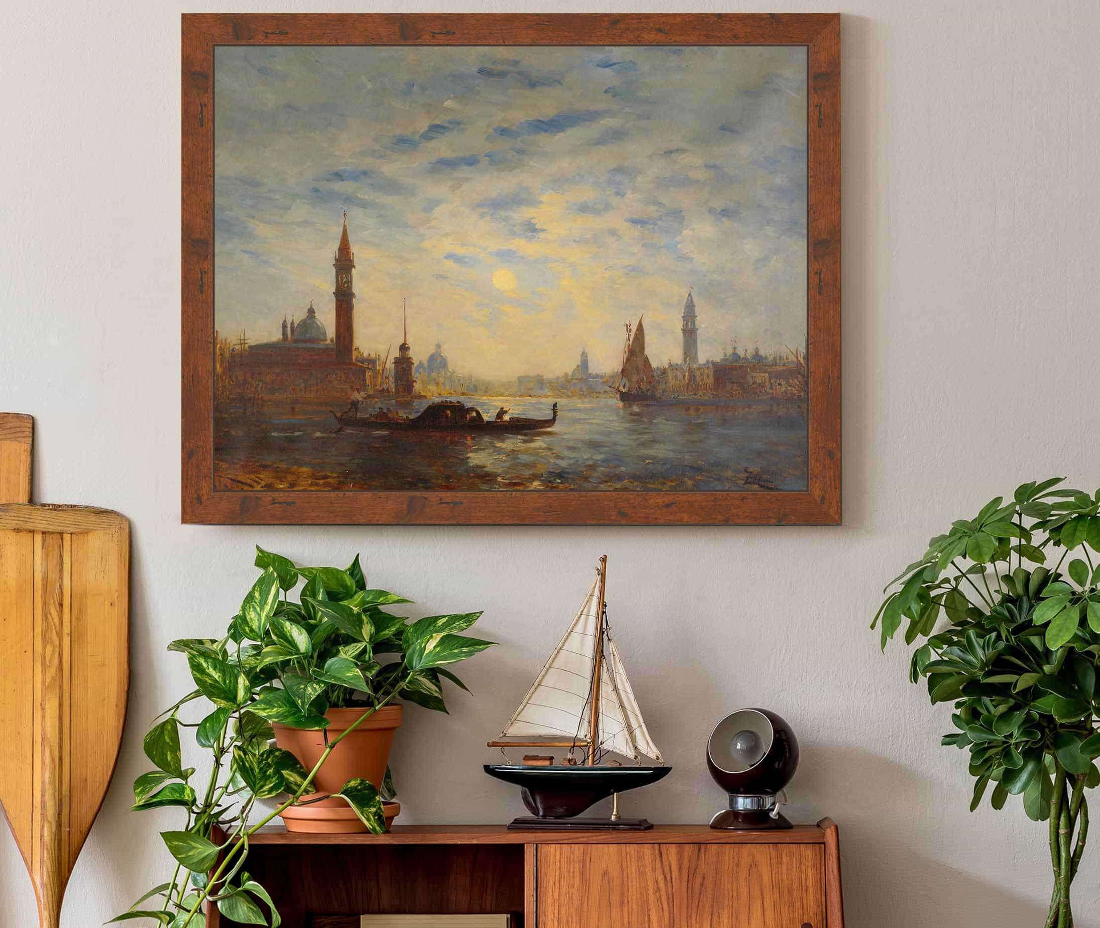 San Giorgio by Felix Ziem - Image 3