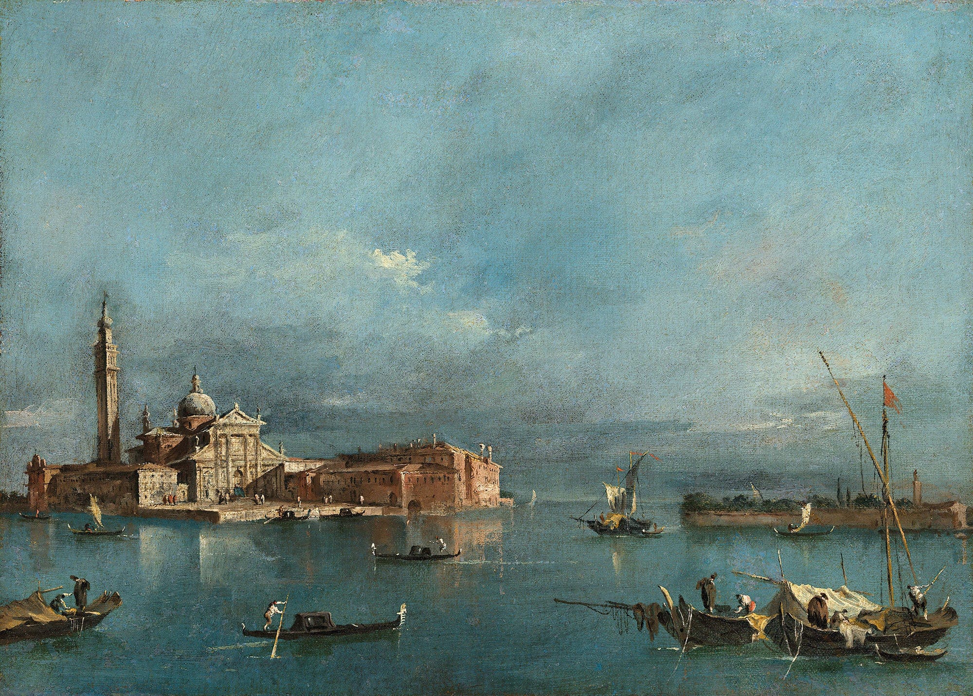 San Giorgio Maggiore With The Punta Del Giudecca by Francesco Guardi - Image 2