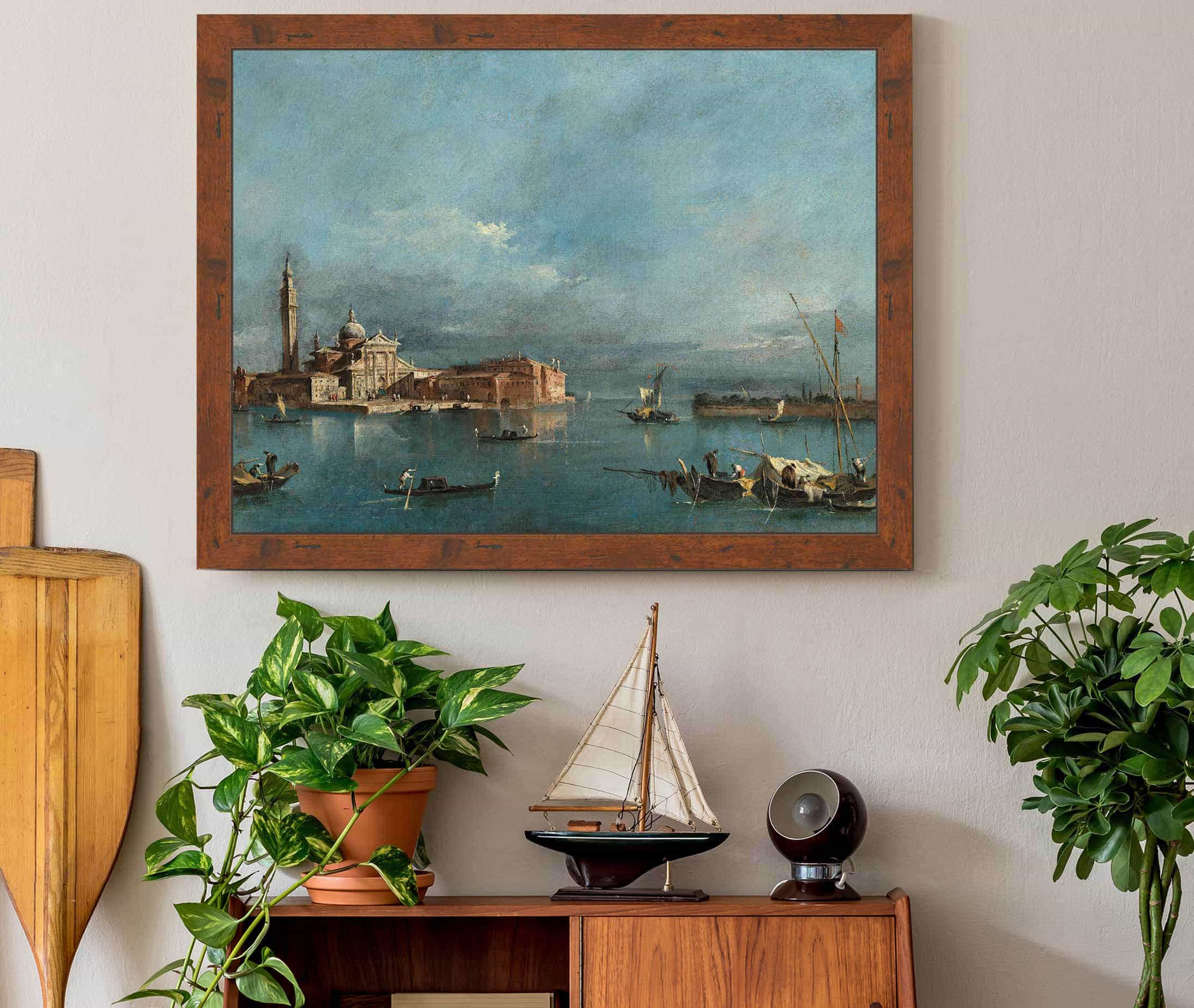 San Giorgio Maggiore With The Punta Del Giudecca by Francesco Guardi - Image 3