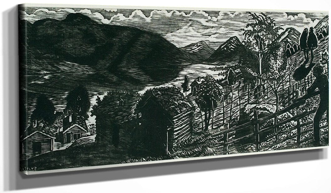 Sandalstrand With Man By Nicolai Astrup - Image 3