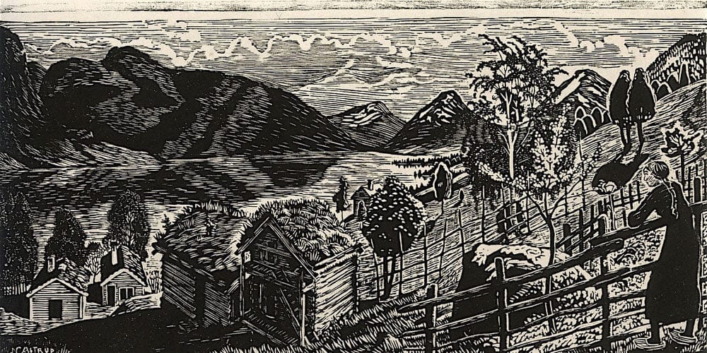 Sandalstrand With Woman By Nicolai Astrup - Image 2