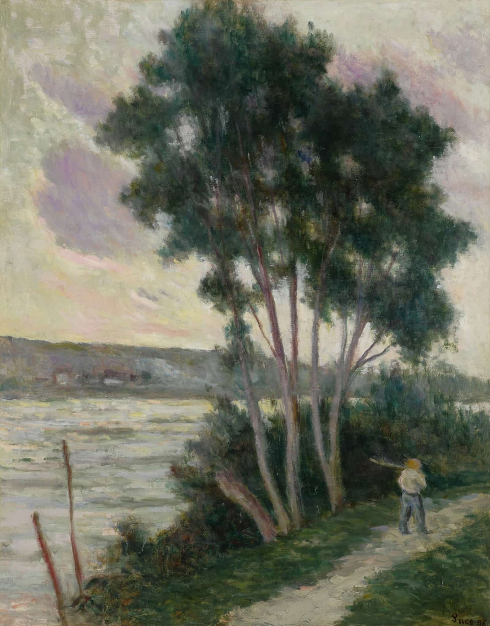 Sandrecourt Le Chemin Au Bord De La Riviere by Maximilien Luce - Image 4