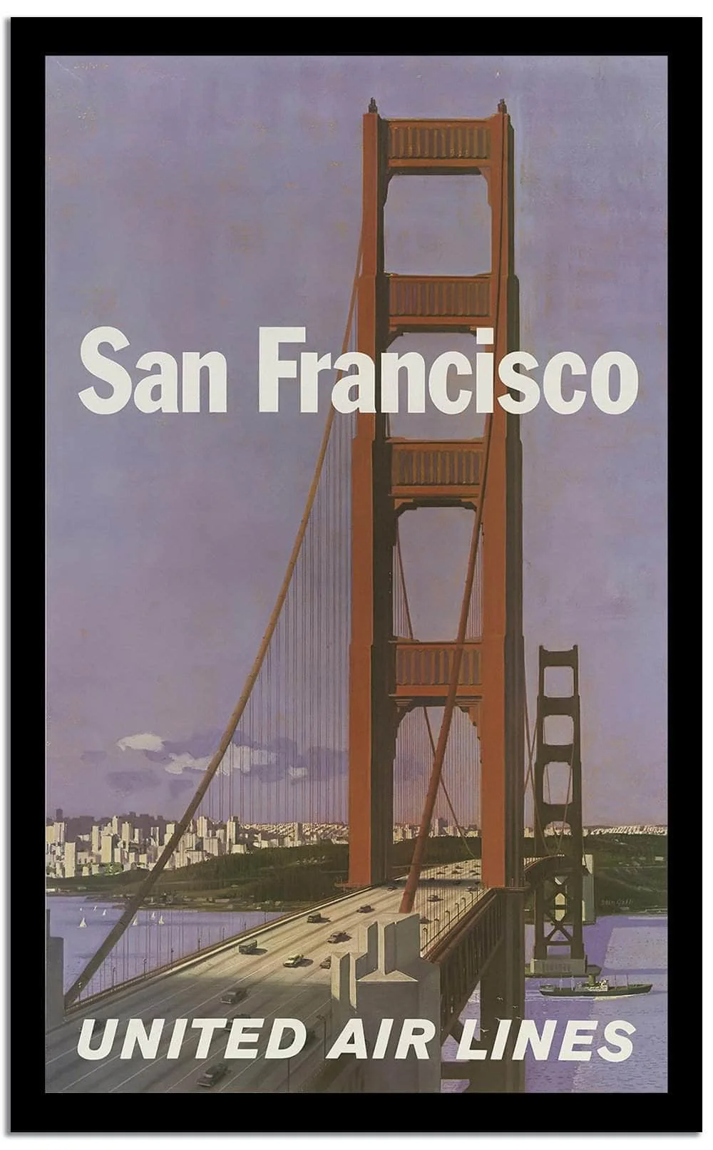 San Francisco  Vintage Posterb - Image 2