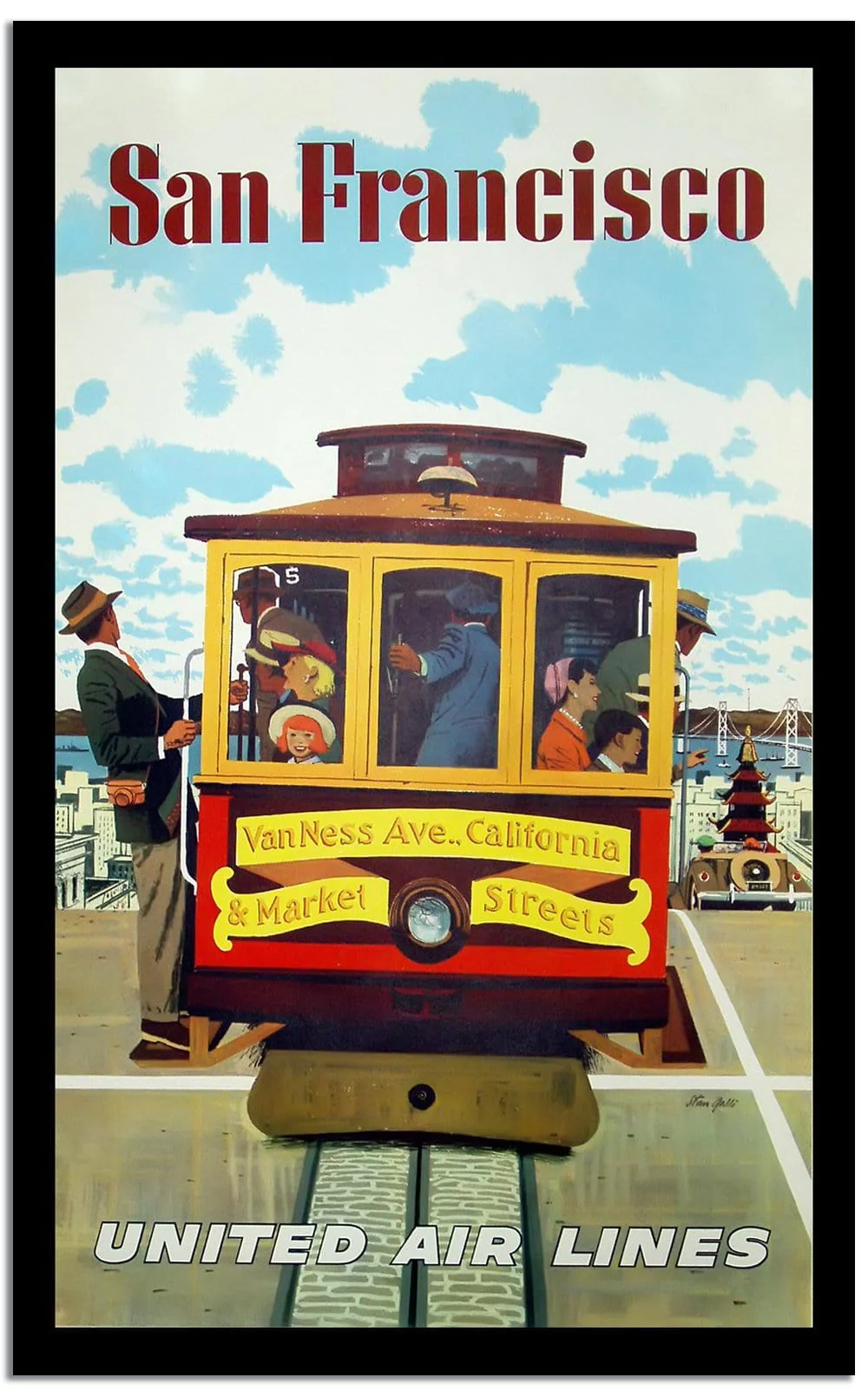 San Francisco  Vintage Posterd - Image 2