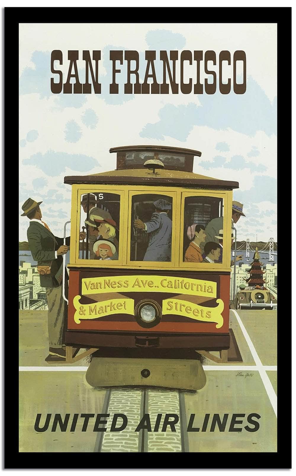 San Fransancisco Vintage Poster - Image 2
