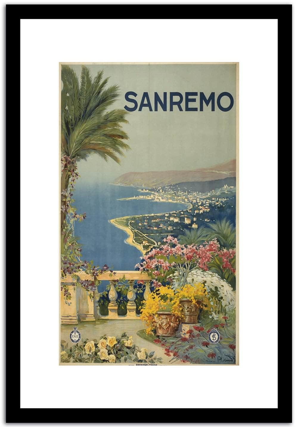 Sanremo Vintage Poster