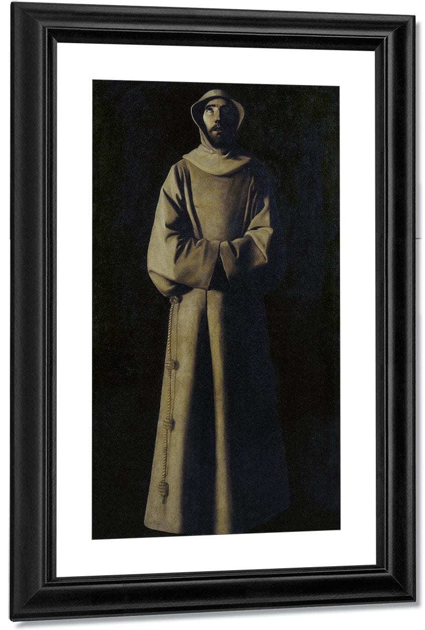 Sant Francesc D'assis Segons La Visio Del Papa Nicolau V By Francisco De Zurbaran - Image 2