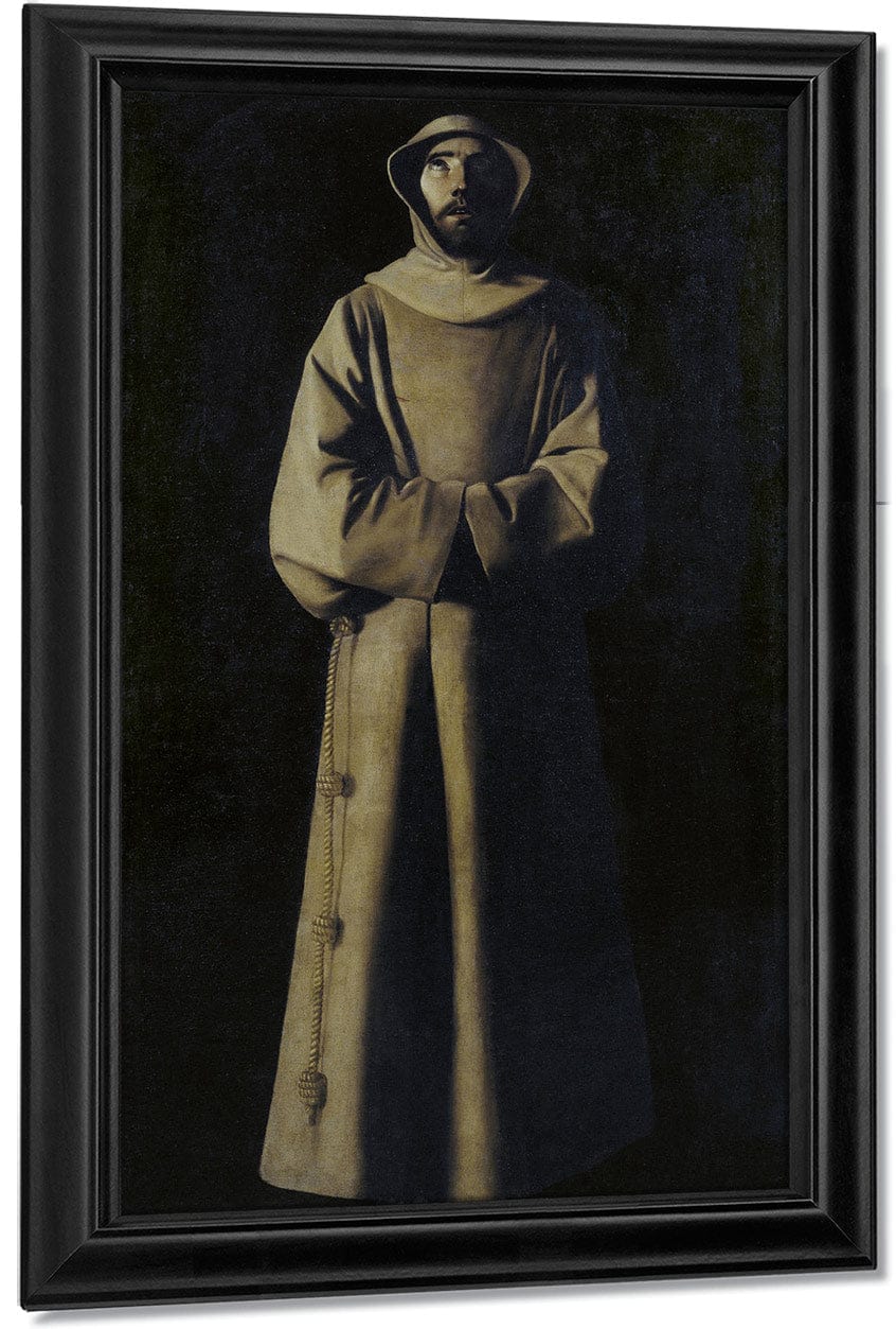 Sant Francesc D'assis Segons La Visio Del Papa Nicolau V By Francisco De Zurbaran - Image 6