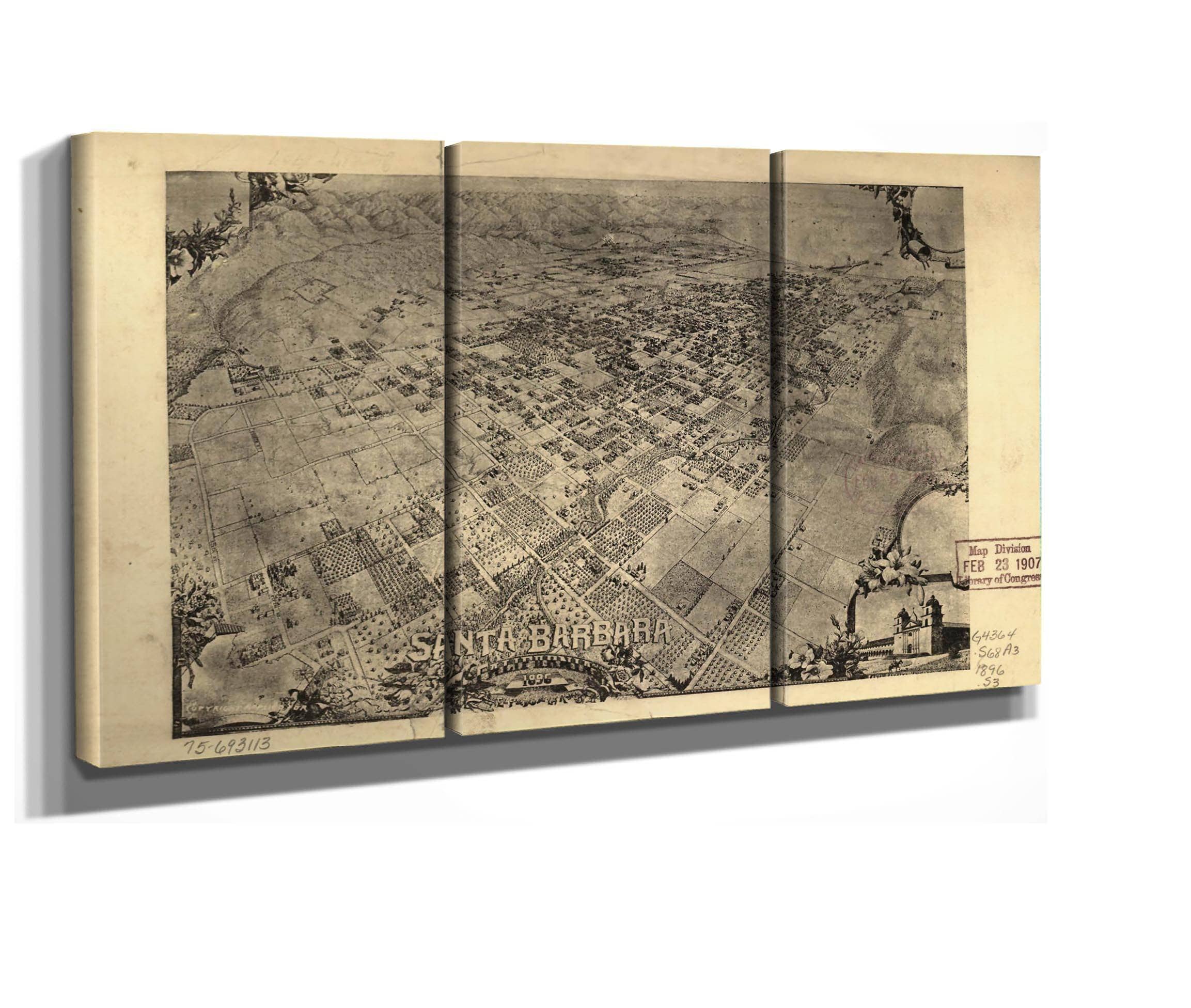 Santa Barbara California 1896 State Of California - Image 3