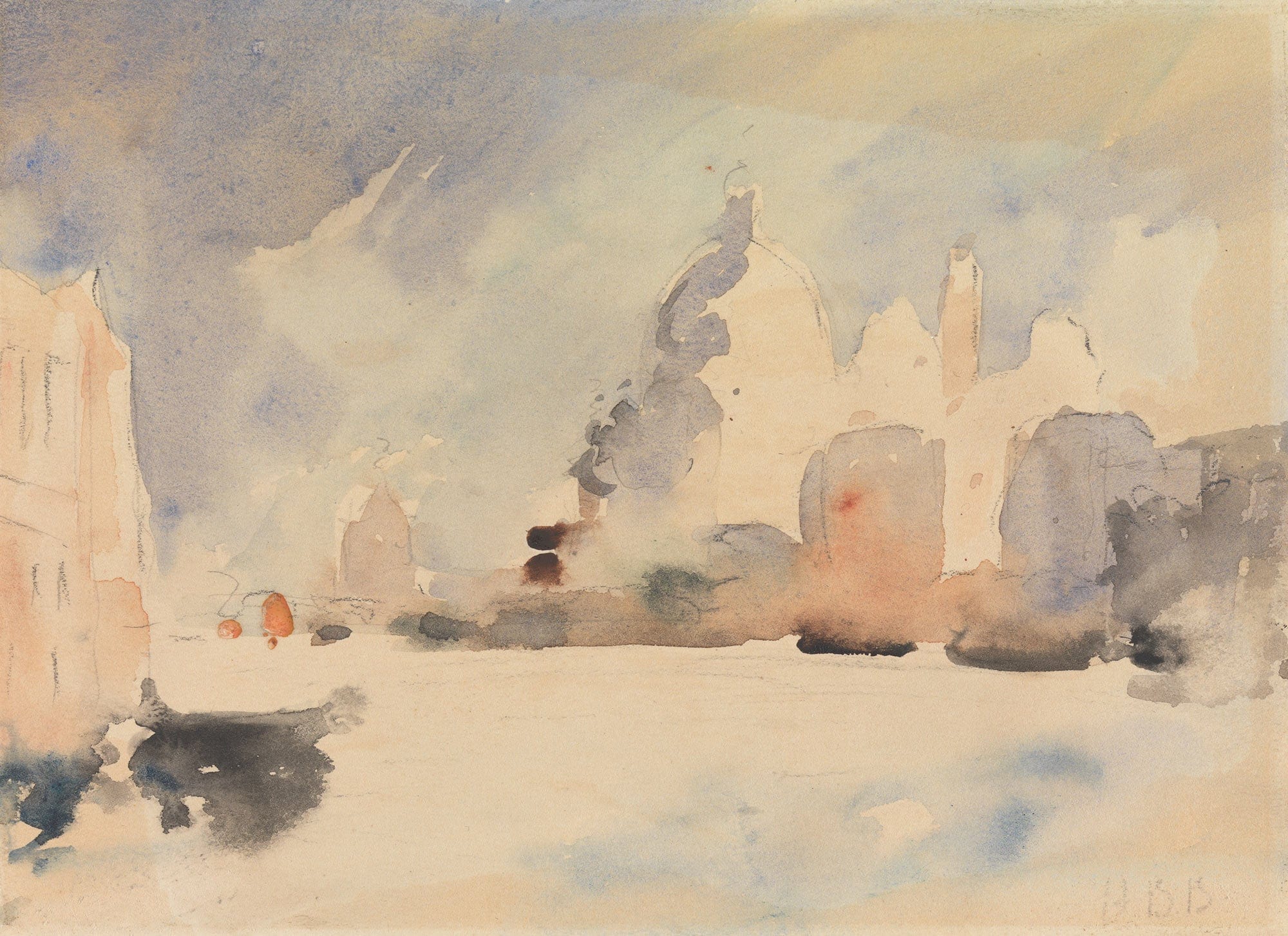 Santa Maria Della Salute Venice by Hercules Brabazon Brabazon - Image 2