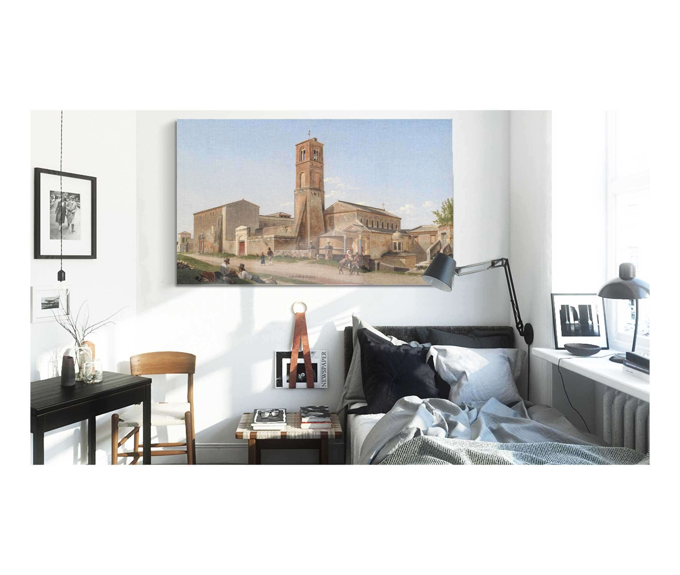 Santagnese Fuori Le Mura Rome by Christoffer Wilhelm Eckersberg - Image 3