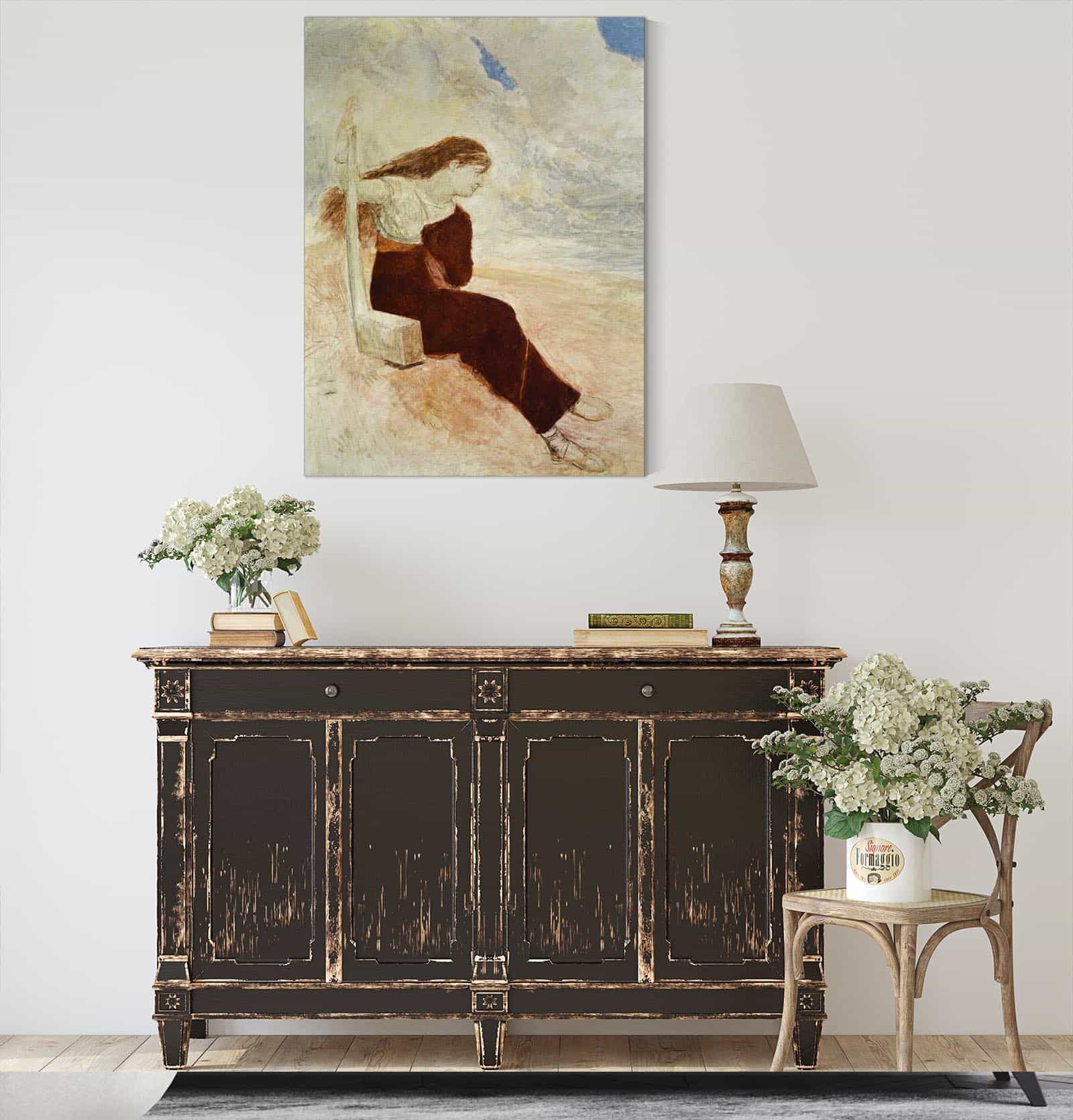 Sappho Calypso by Arnold Bocklin - Image 4