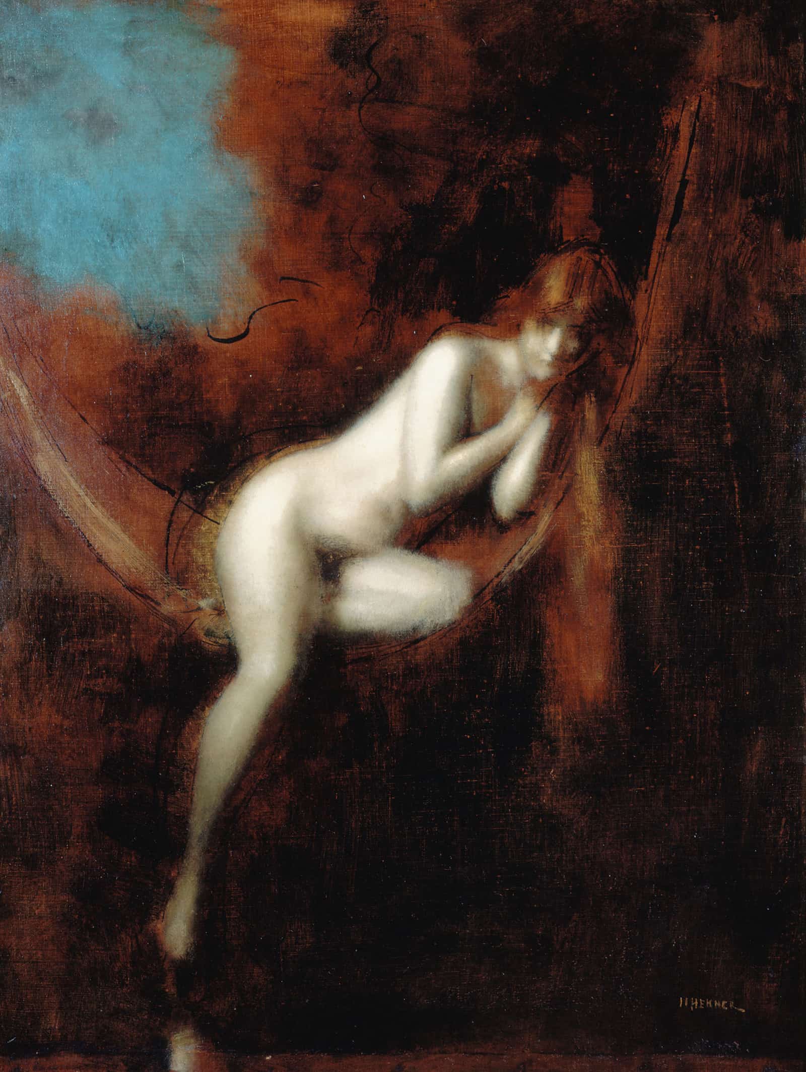Sara La Baigneuse by Jean Jacques Henner - Image 2