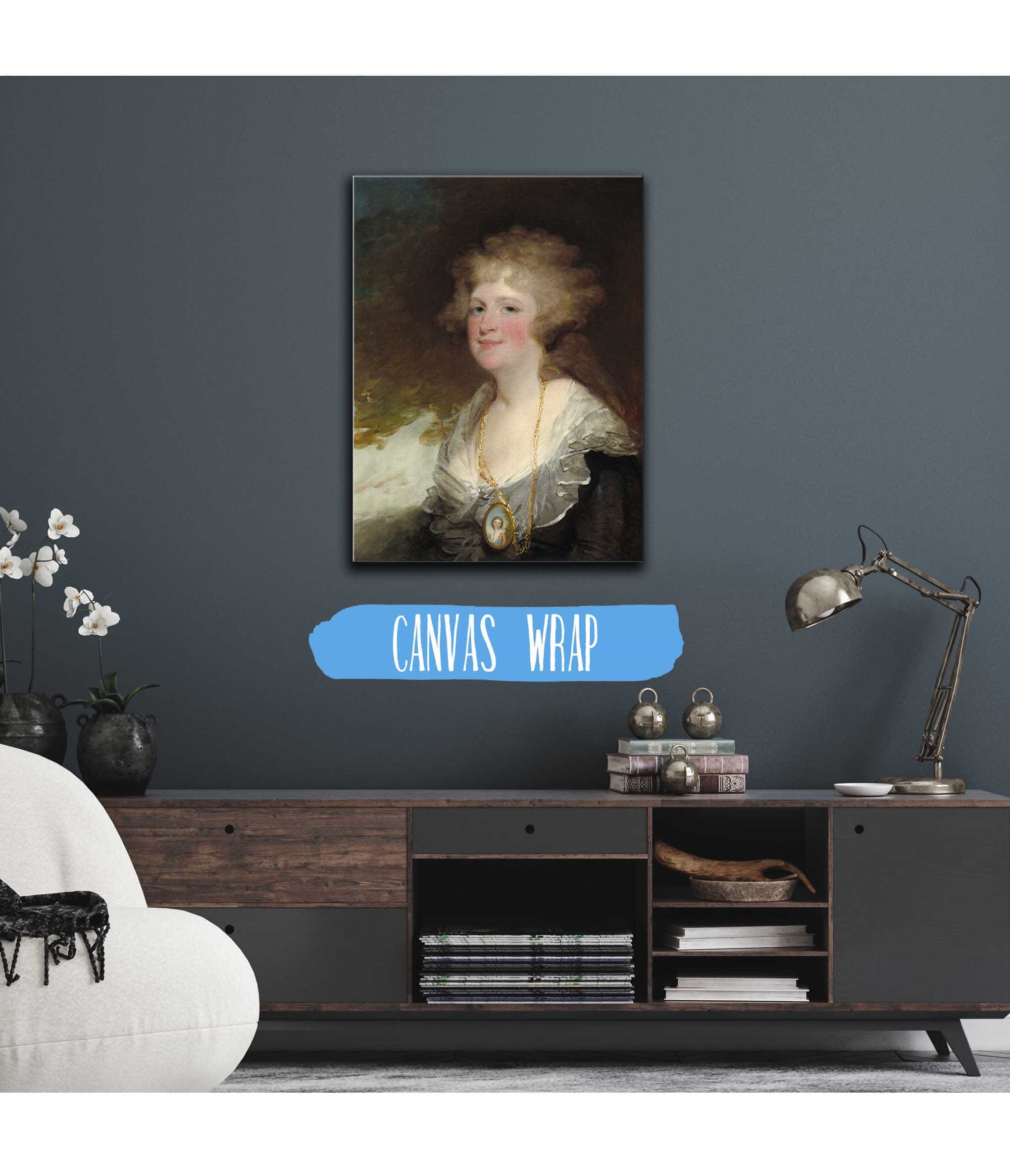 Sarah Shippen Lea Mrs Thomas Lea by Gilbert Stuart - Image 3