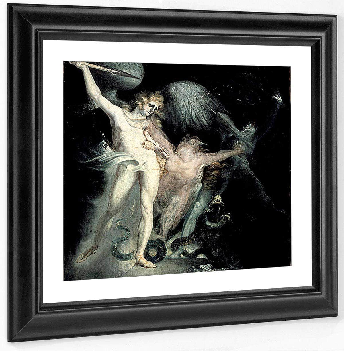 Satan And Death With Sin Intervening By Henry Fuseli - Image 4