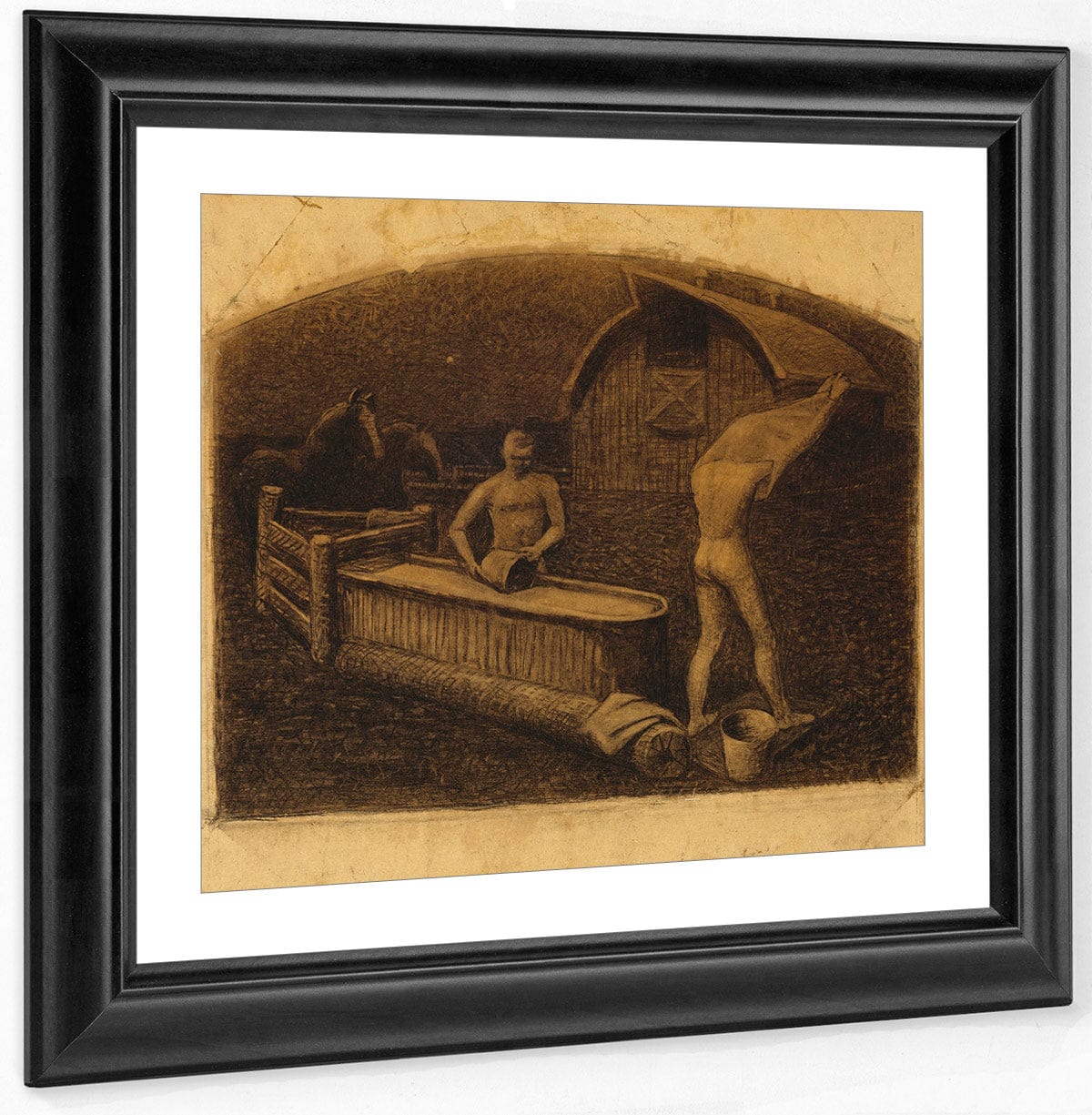 Saturday Night Bath By Grant Wood - Image 2