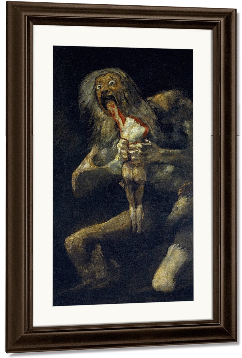 Saturn Devouring One Of His Children By Francisco De Goya - Image 4