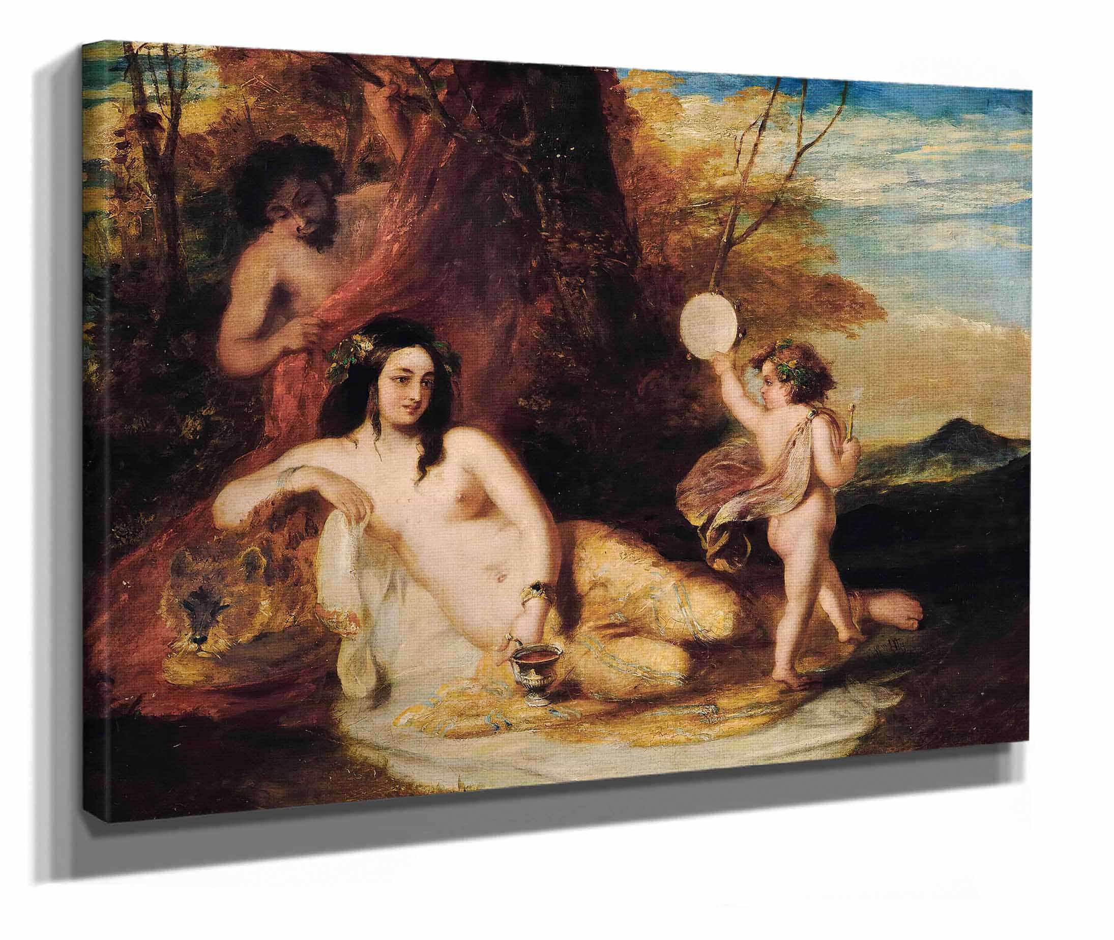 Satyr Spying On A Reclining Nymph by William Etty - Image 2