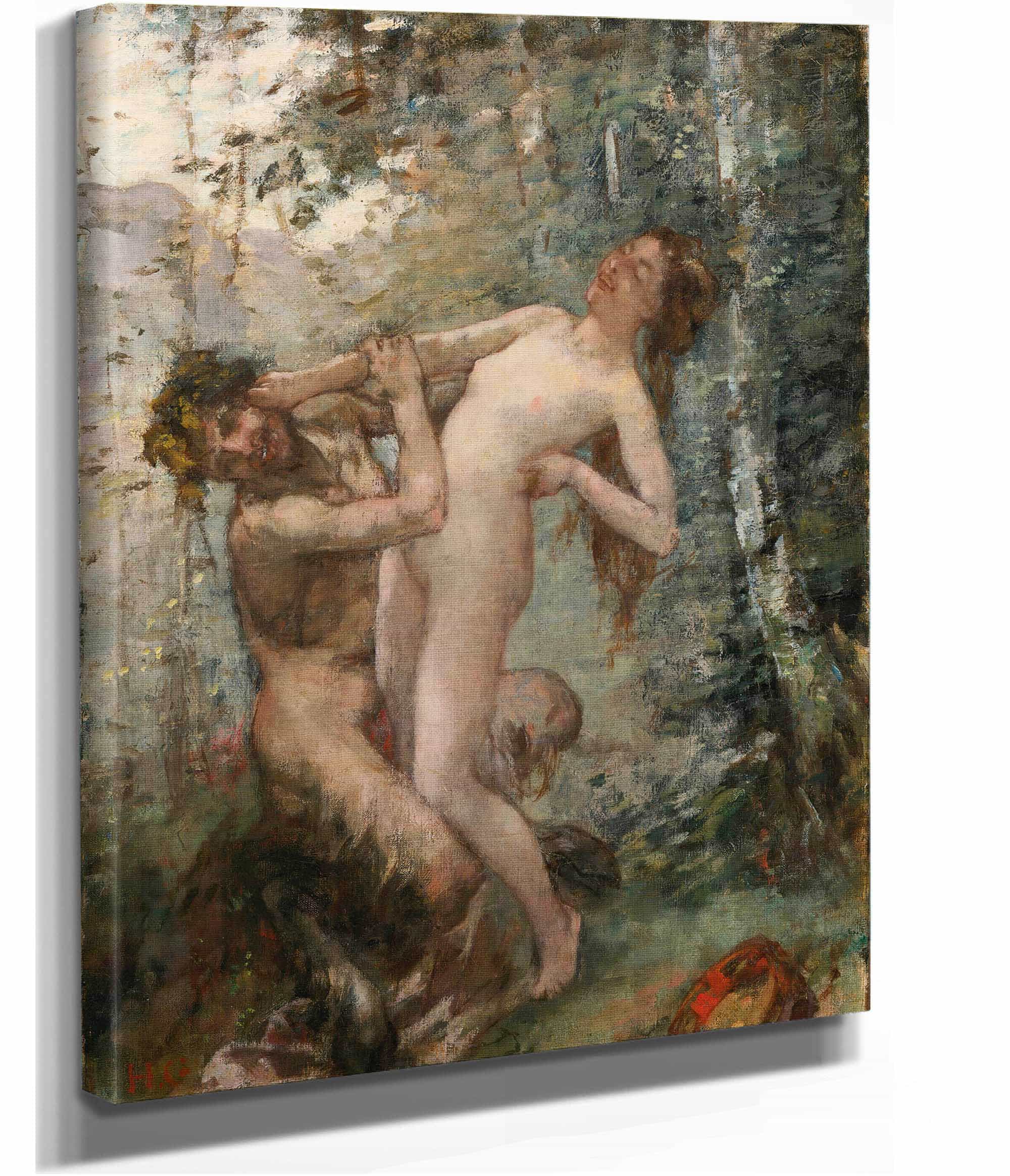 Satyre Et Baccante by Henri Gervex - Image 2