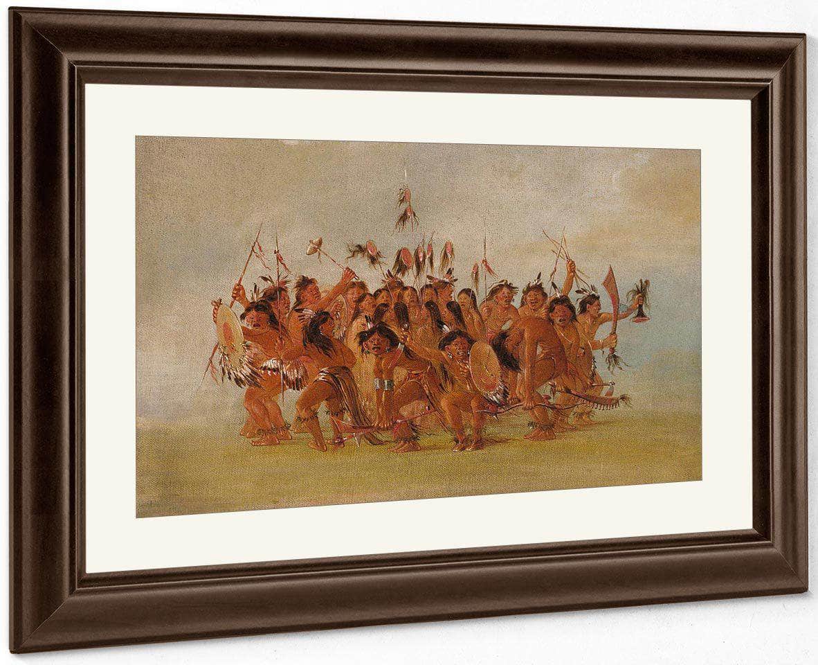 Scalp Dance, Mouth Of The Teton River By George Catlin - Image 3