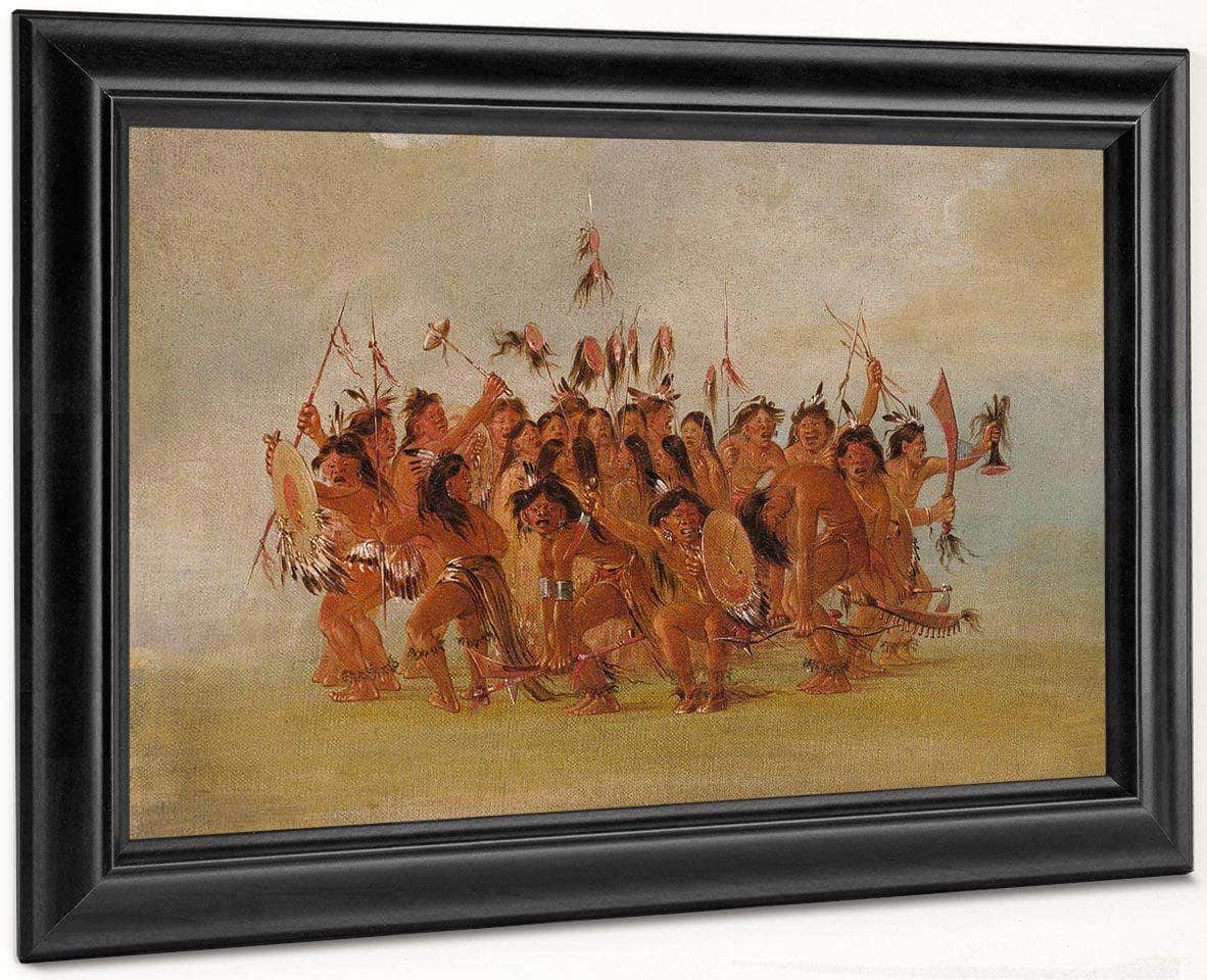 Scalp Dance, Mouth Of The Teton River By George Catlin - Image 6