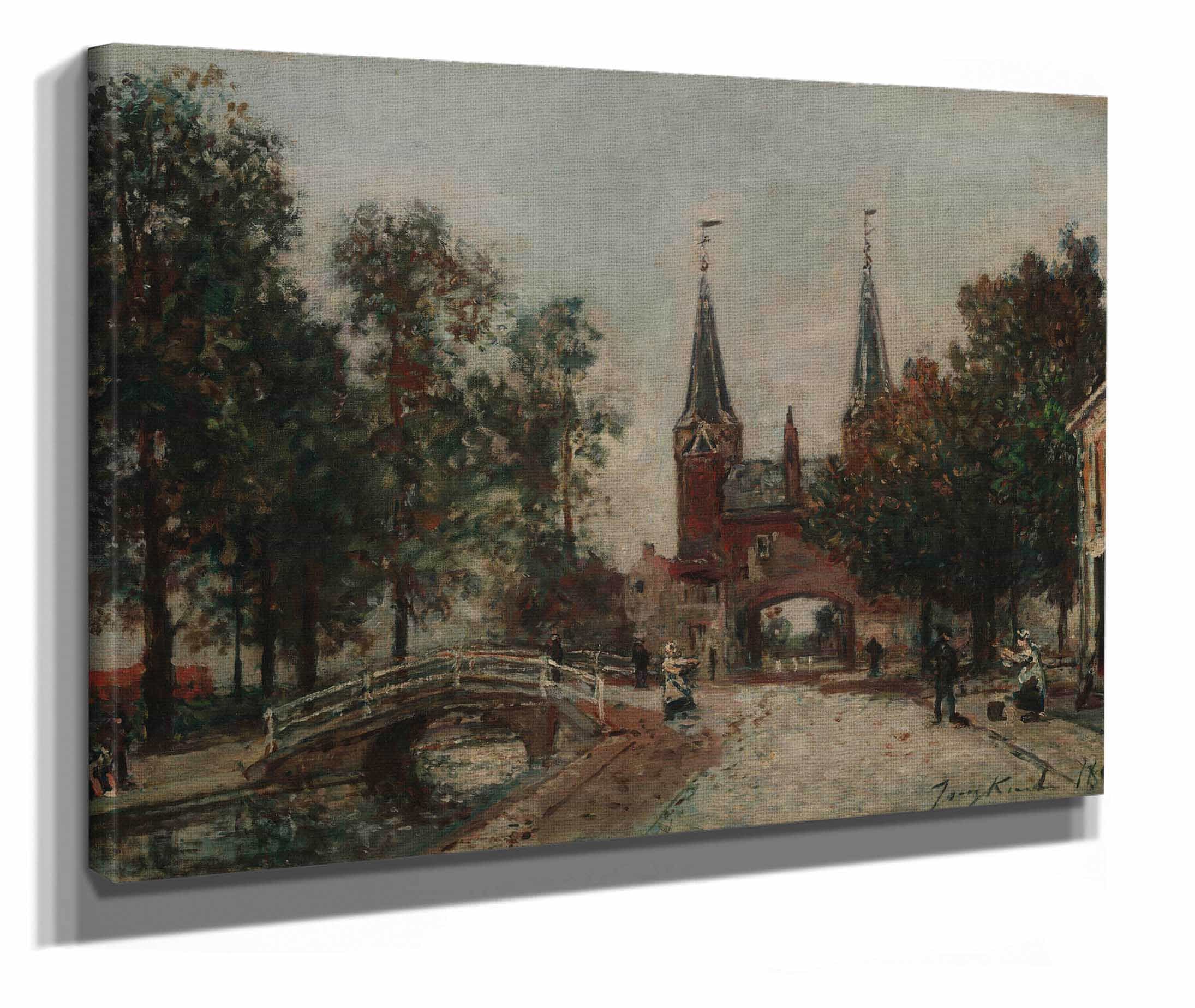 Scene At Delft by Johan Barthold Jongkind - Image 2