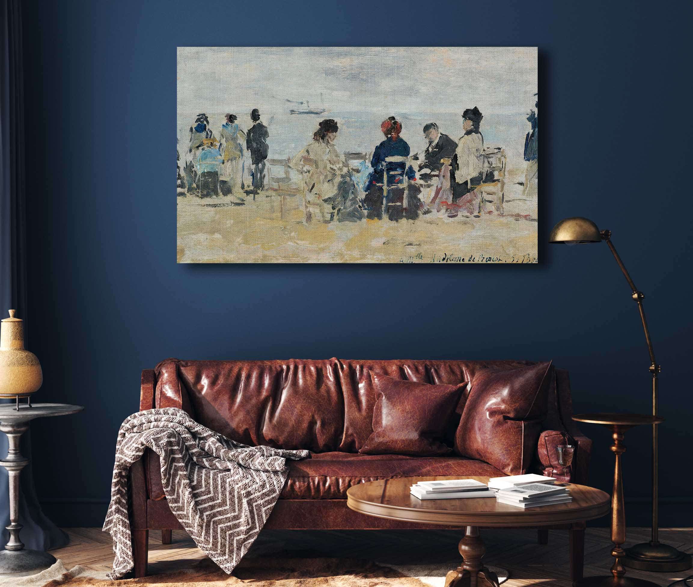 Scene De Plage by Eugene Boudin - Image 7