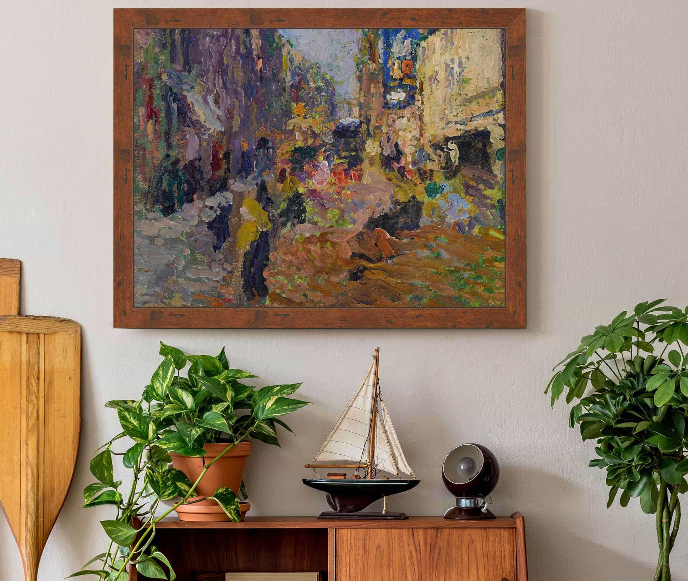 Scene De Rue by Henri Martin - Image 3