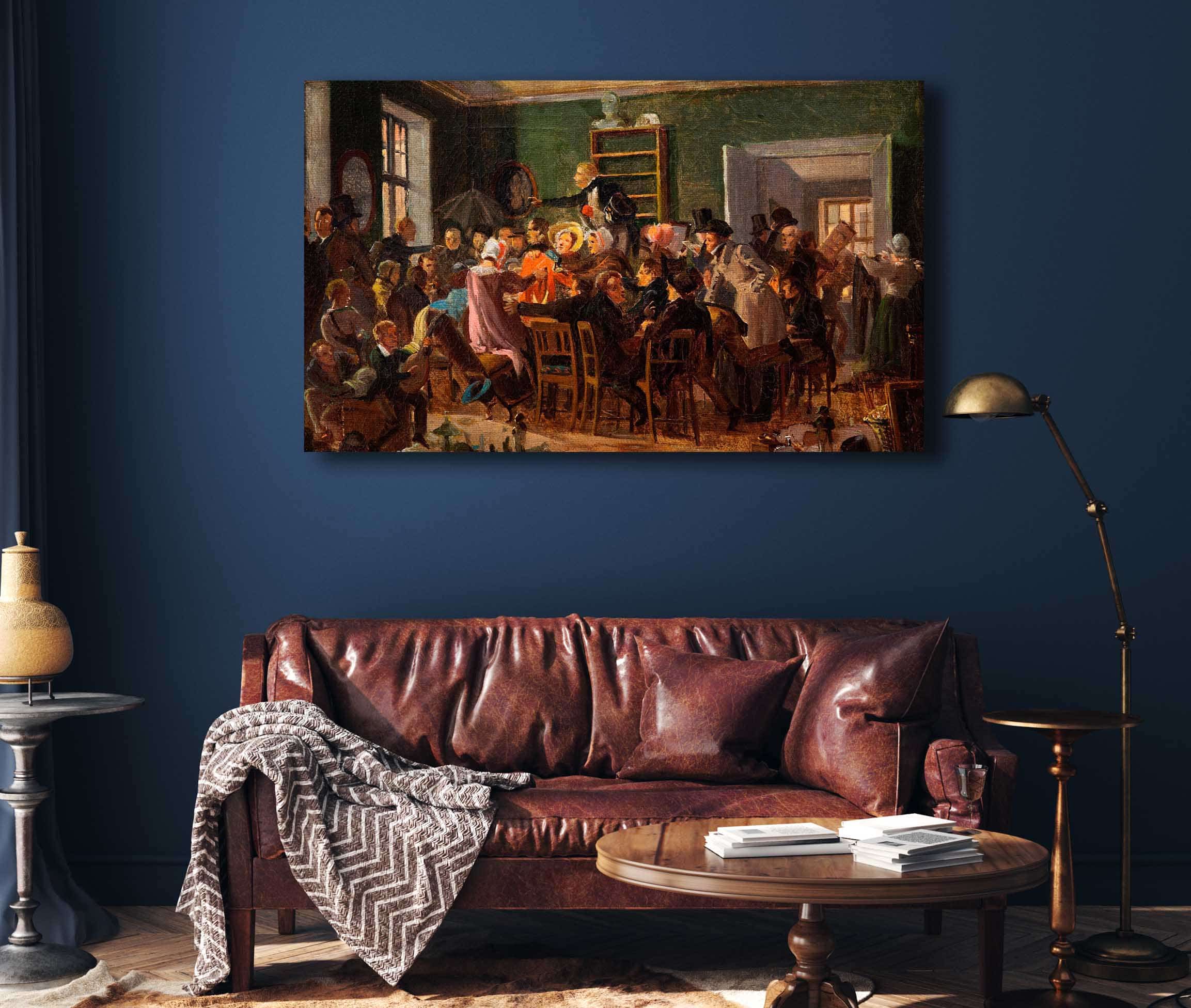 Scene From An Auction by Wilhelm Marstrand - Image 4