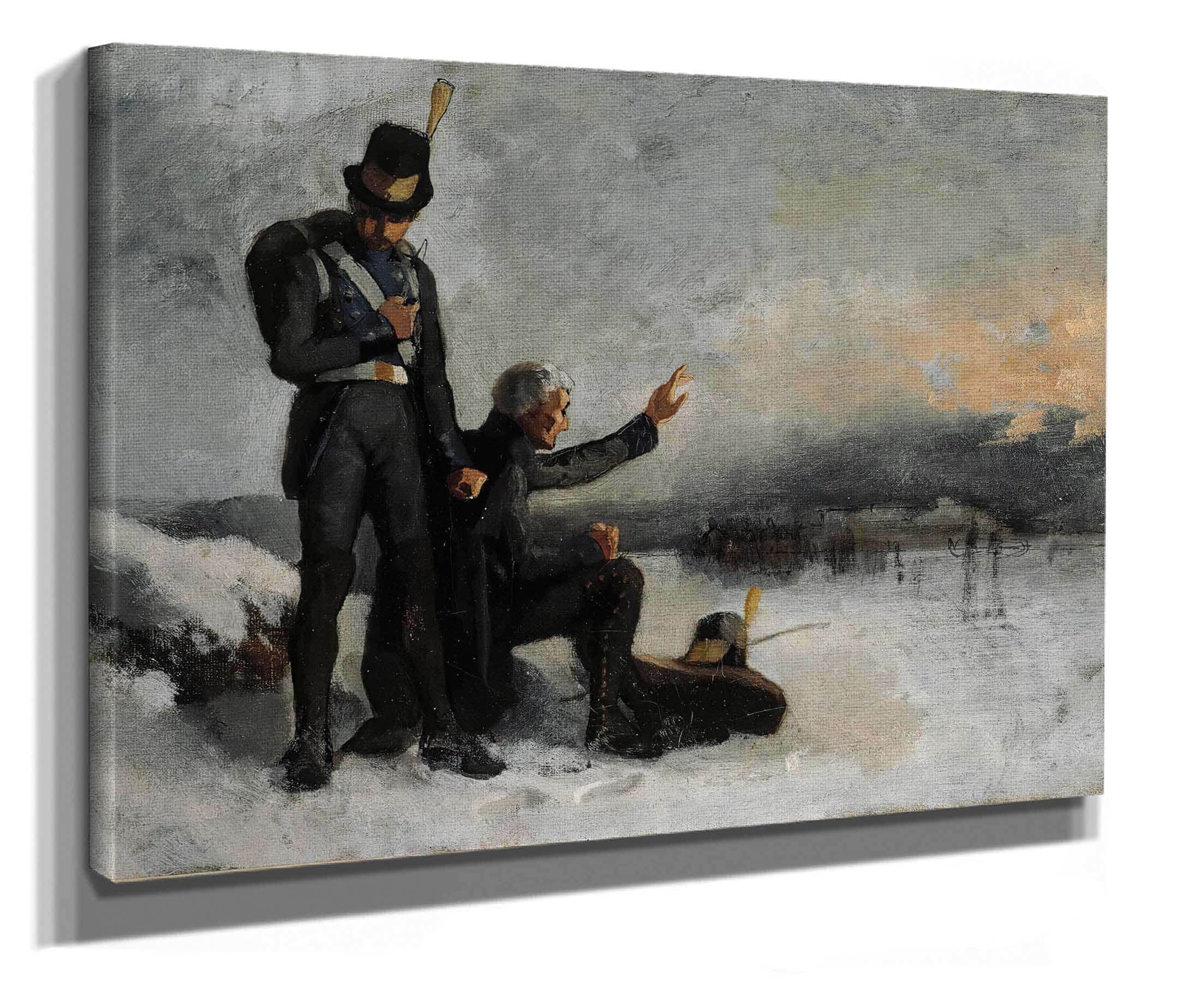 Scene From The Finnish War by Albert Edelfelt - Image 2