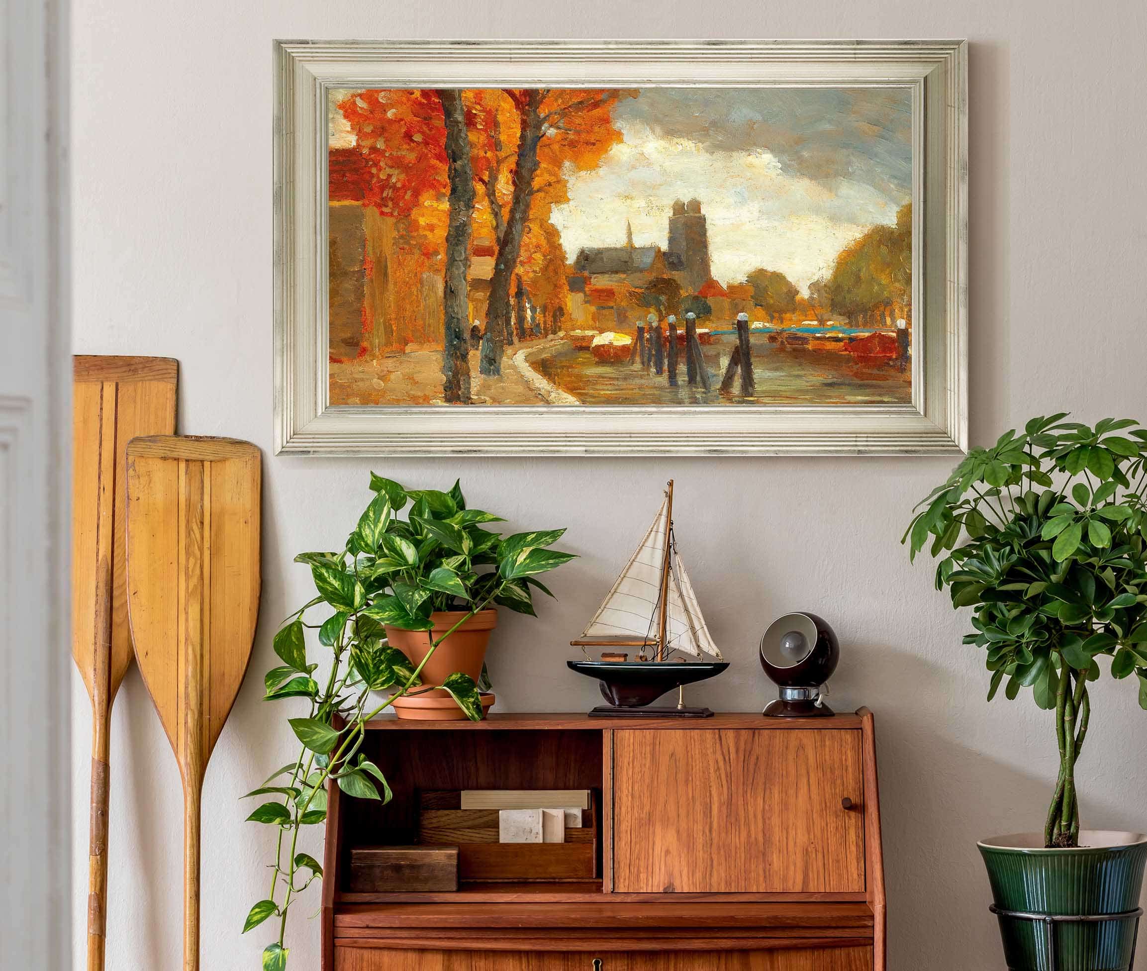 Scene In Dordrecht by Tina Blau - Image 6